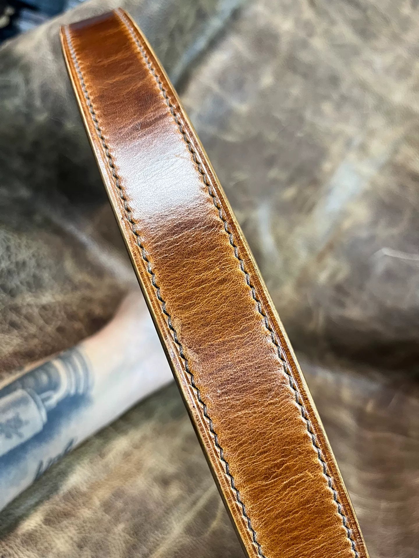 For cordovan leather belts