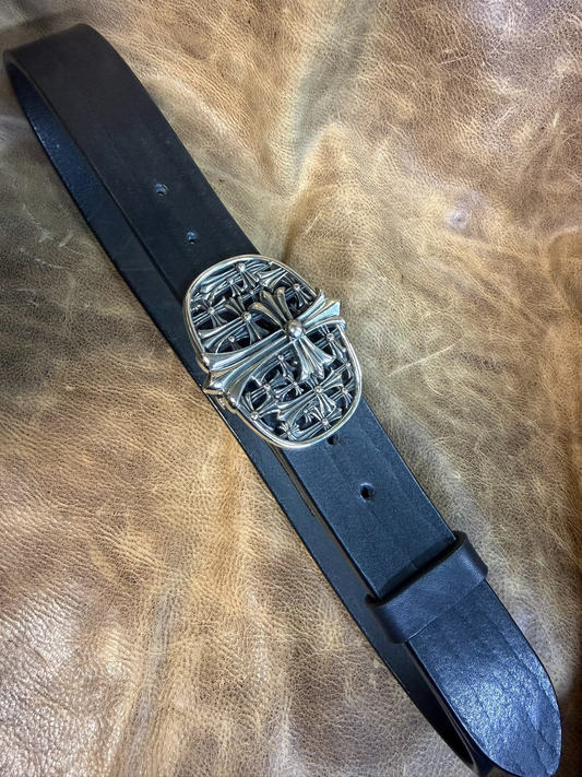 Chrome-Heart Tomb Buckle — Real Item, Clear Engraving