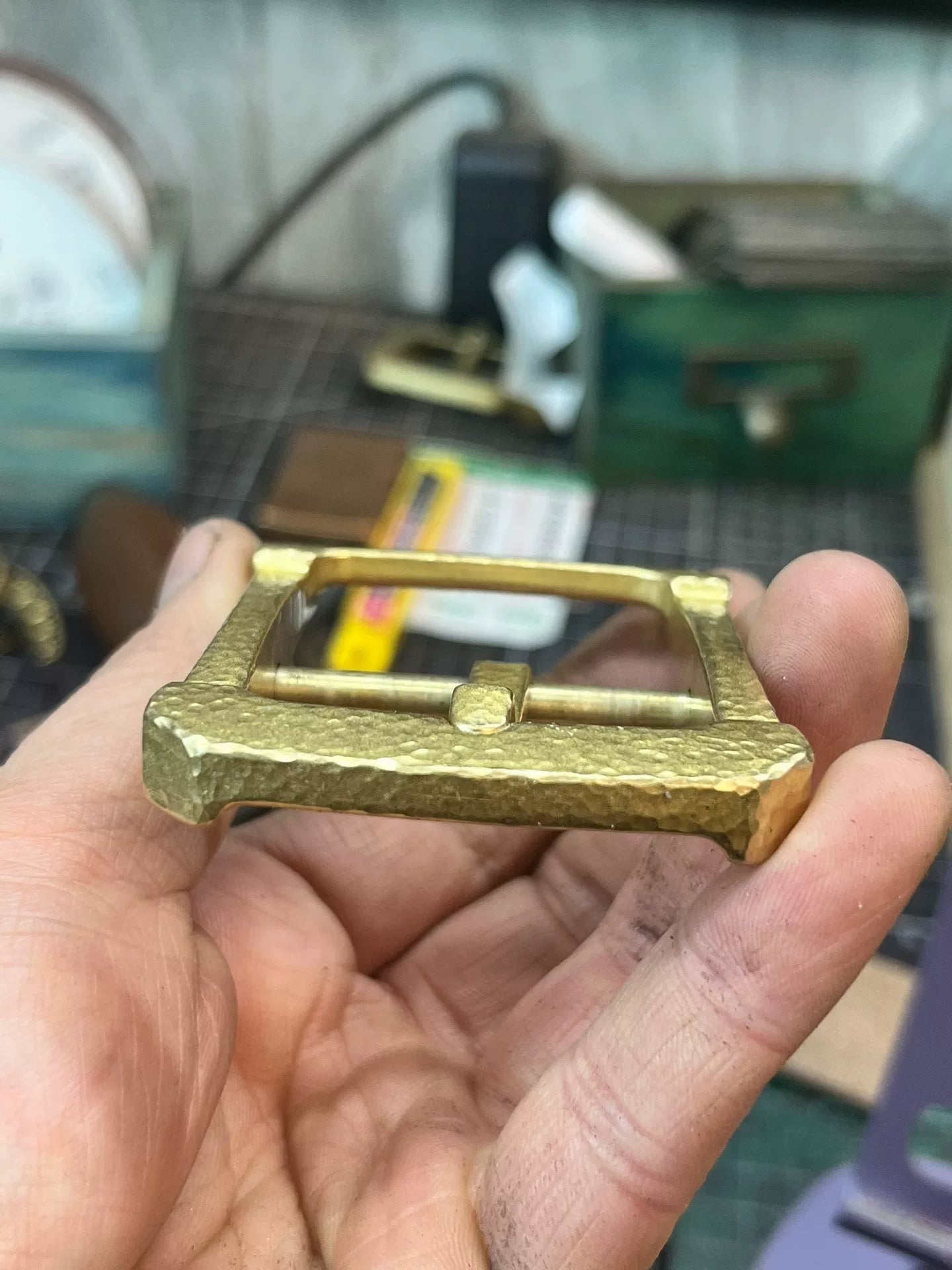 Gadfly 10 replica brass belt buckle