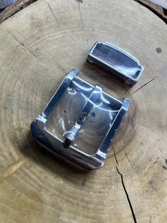 Brand-New Authentic 'Cowfly' Buckle Set
