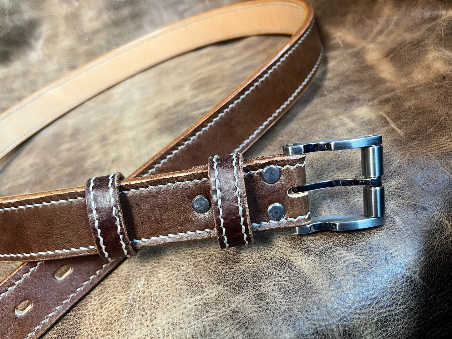 For cordovan leather belts