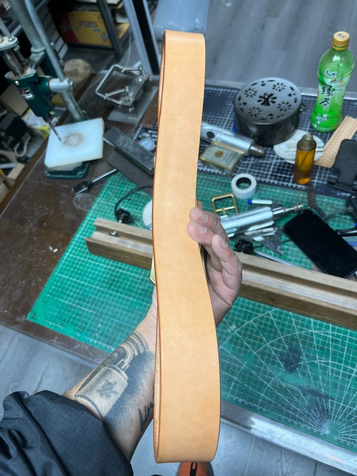 Meian handmade belts and belts, imported from Meian, I like to consult
