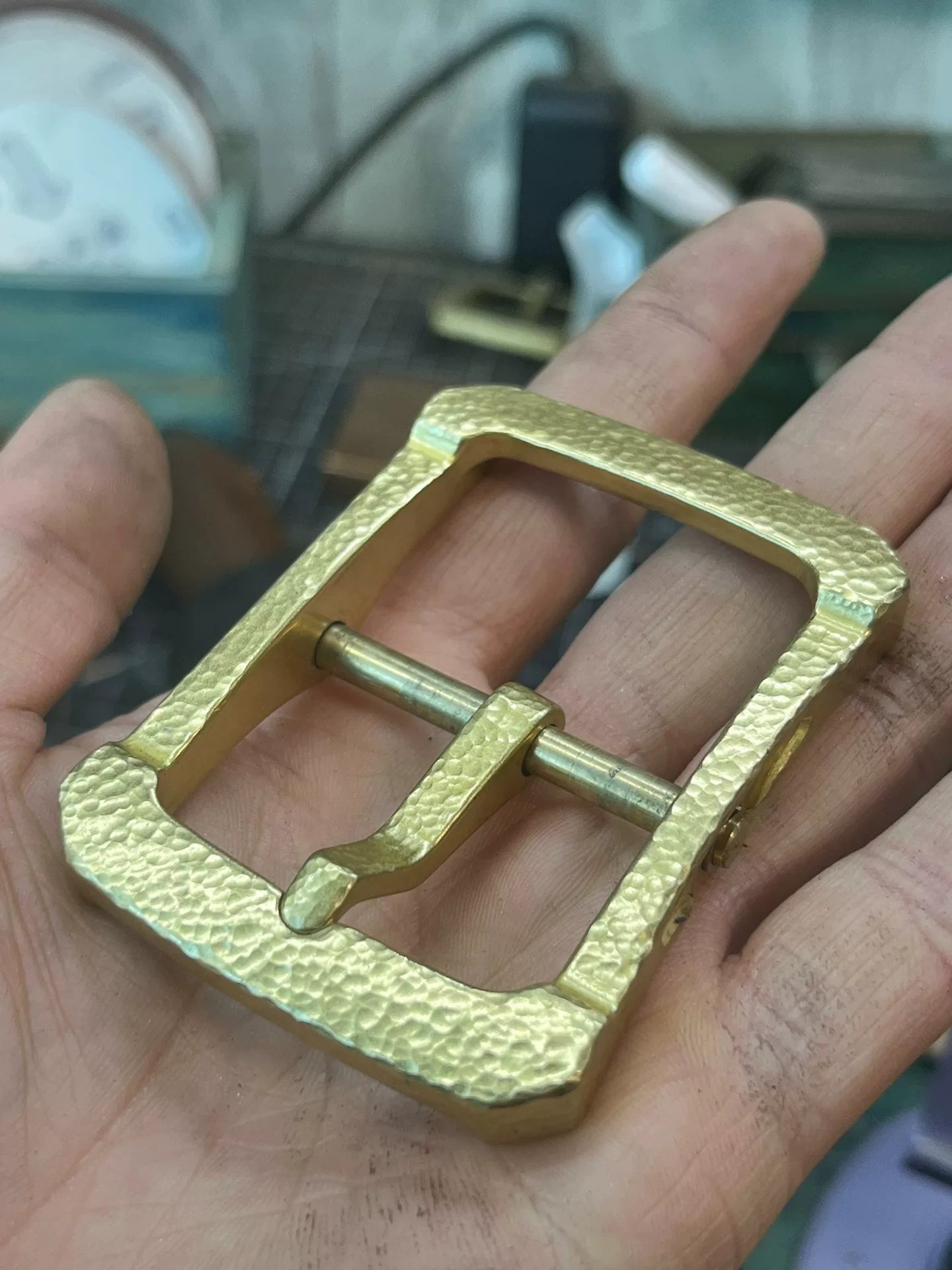 Gadfly 10 replica brass belt buckle