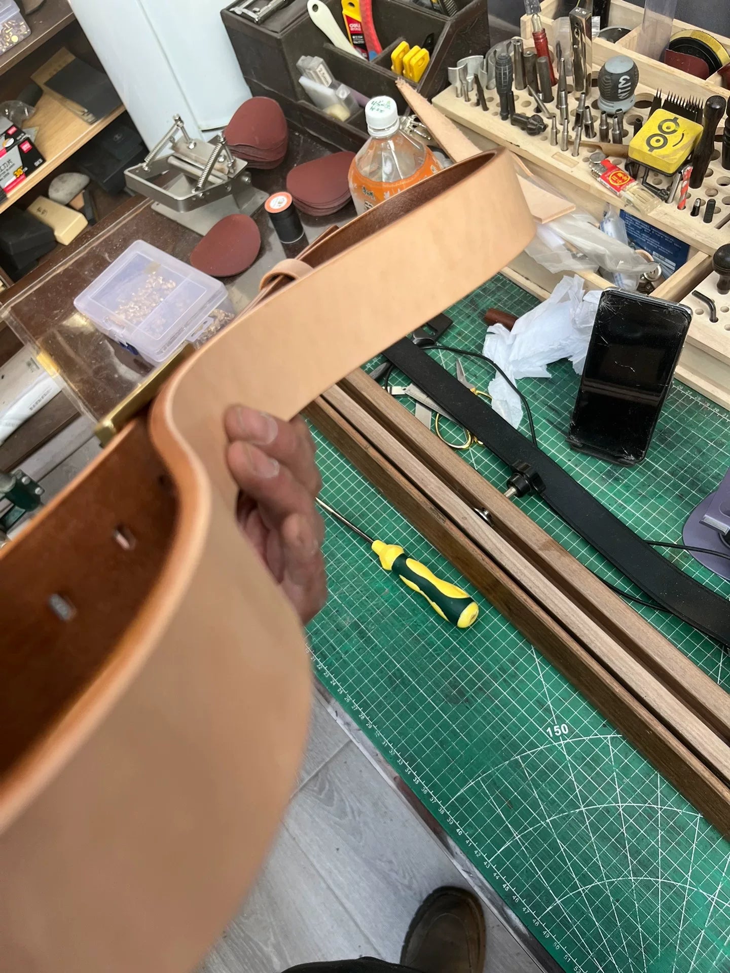Meian handmade belts and belts, imported from Meian, I like to consult