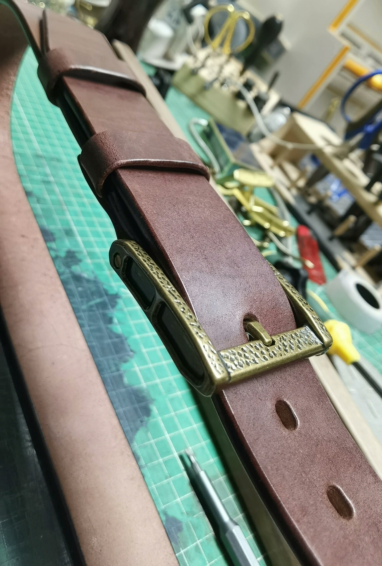 5.5mm thick Meian handmade belt