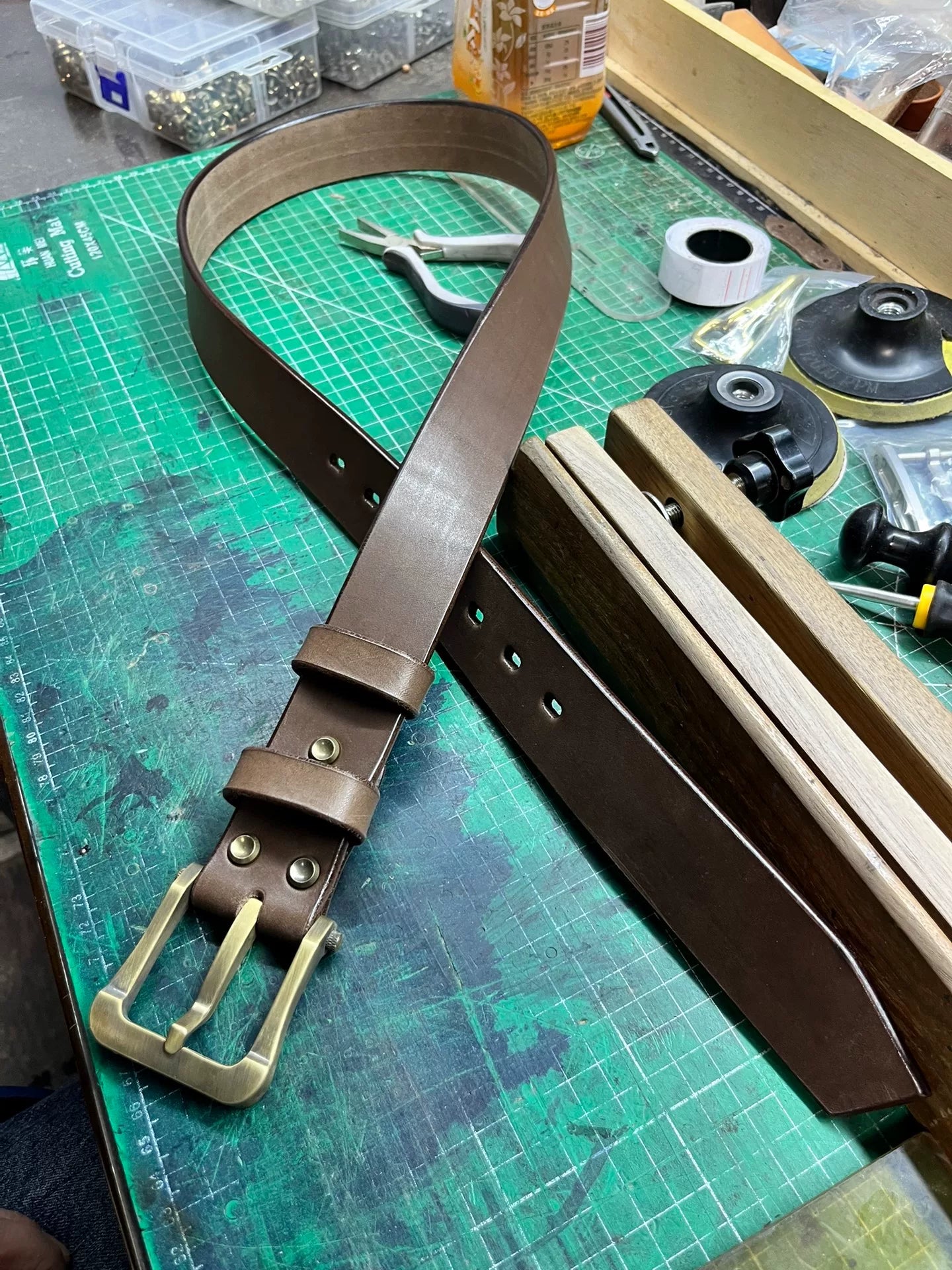 6 mm thick Meian handmade belt