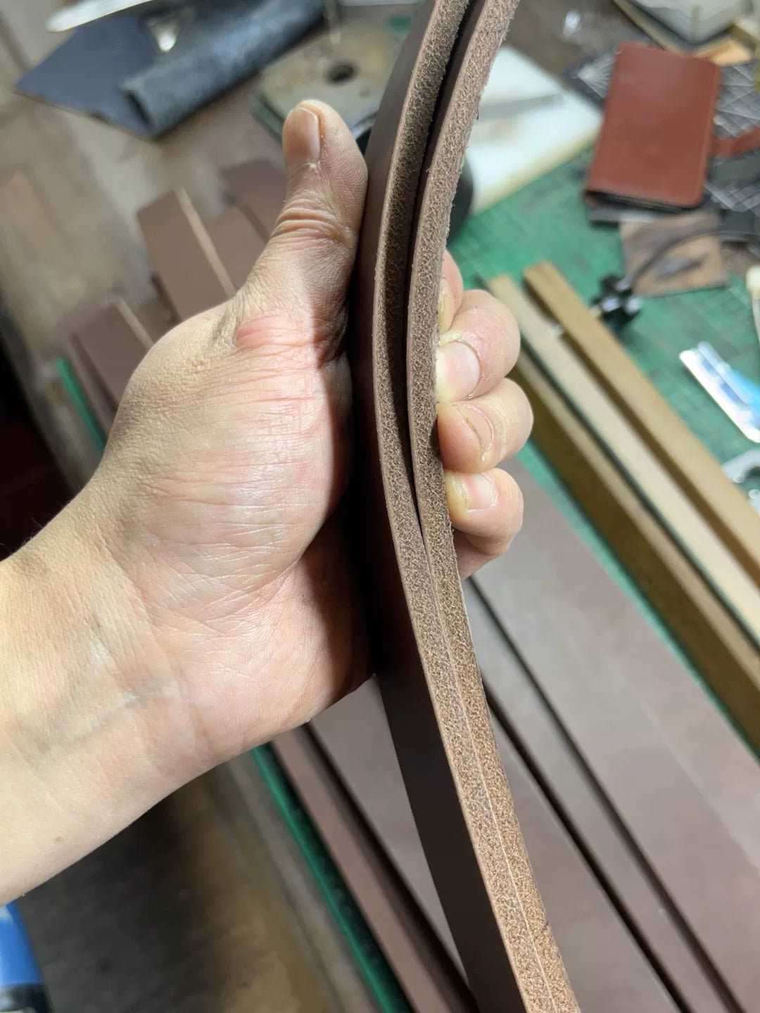 6 mm thick Meian handmade belt