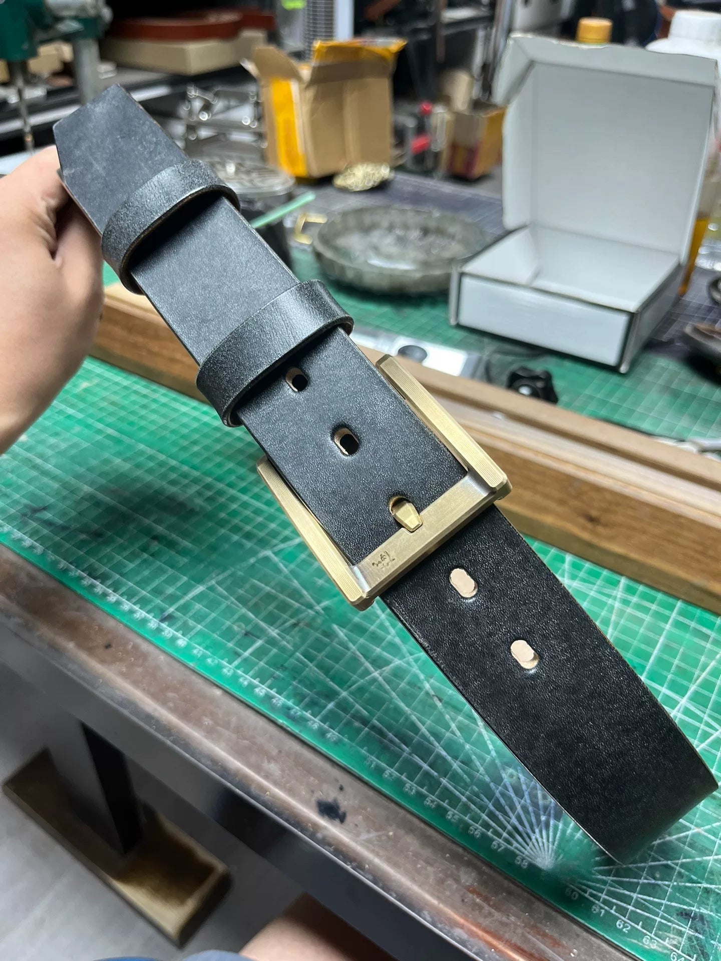 5.5mm thick black JF bridle. Full grain jf horse rein leather first…