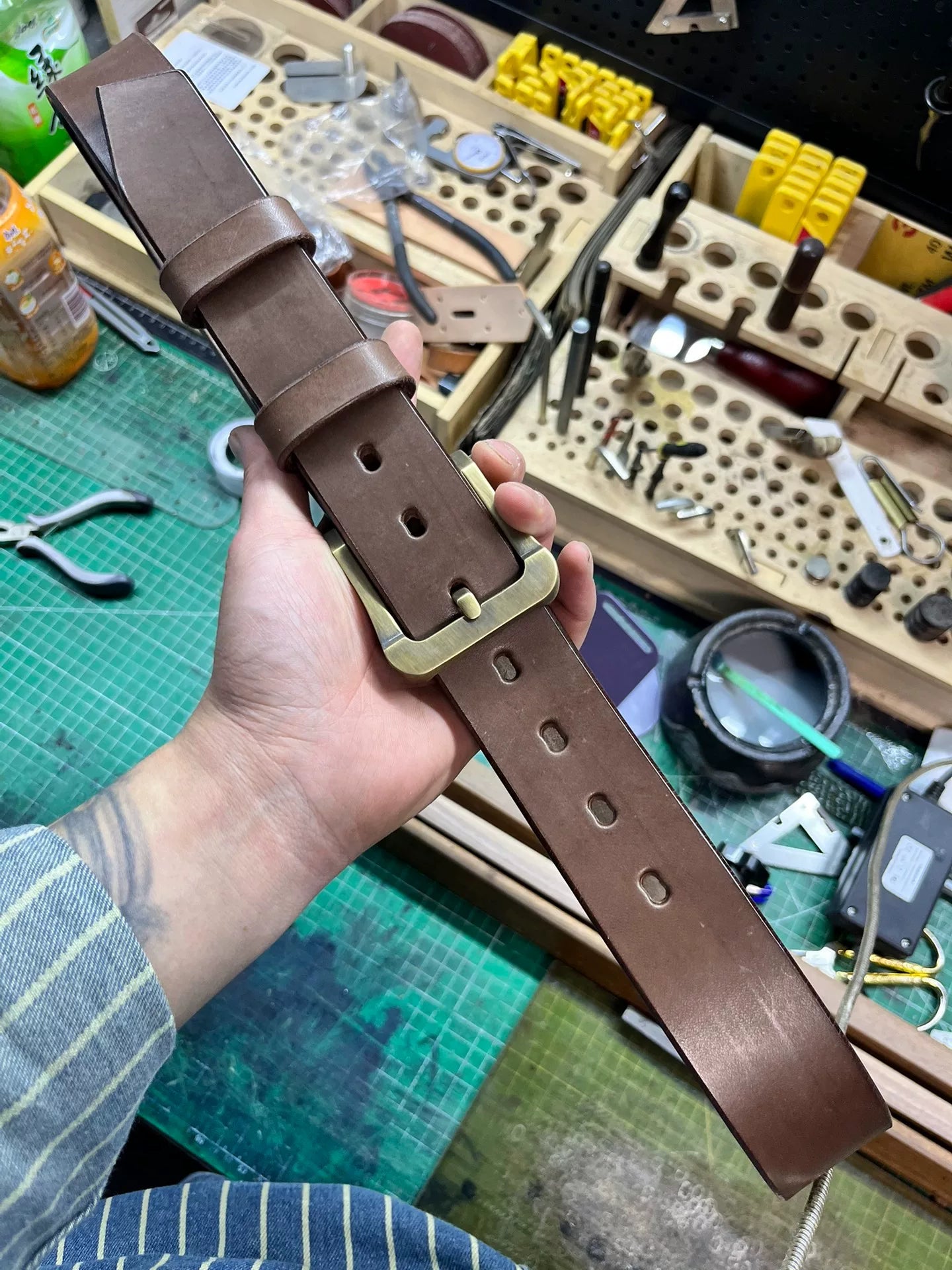 6 mm thick Meian handmade belt