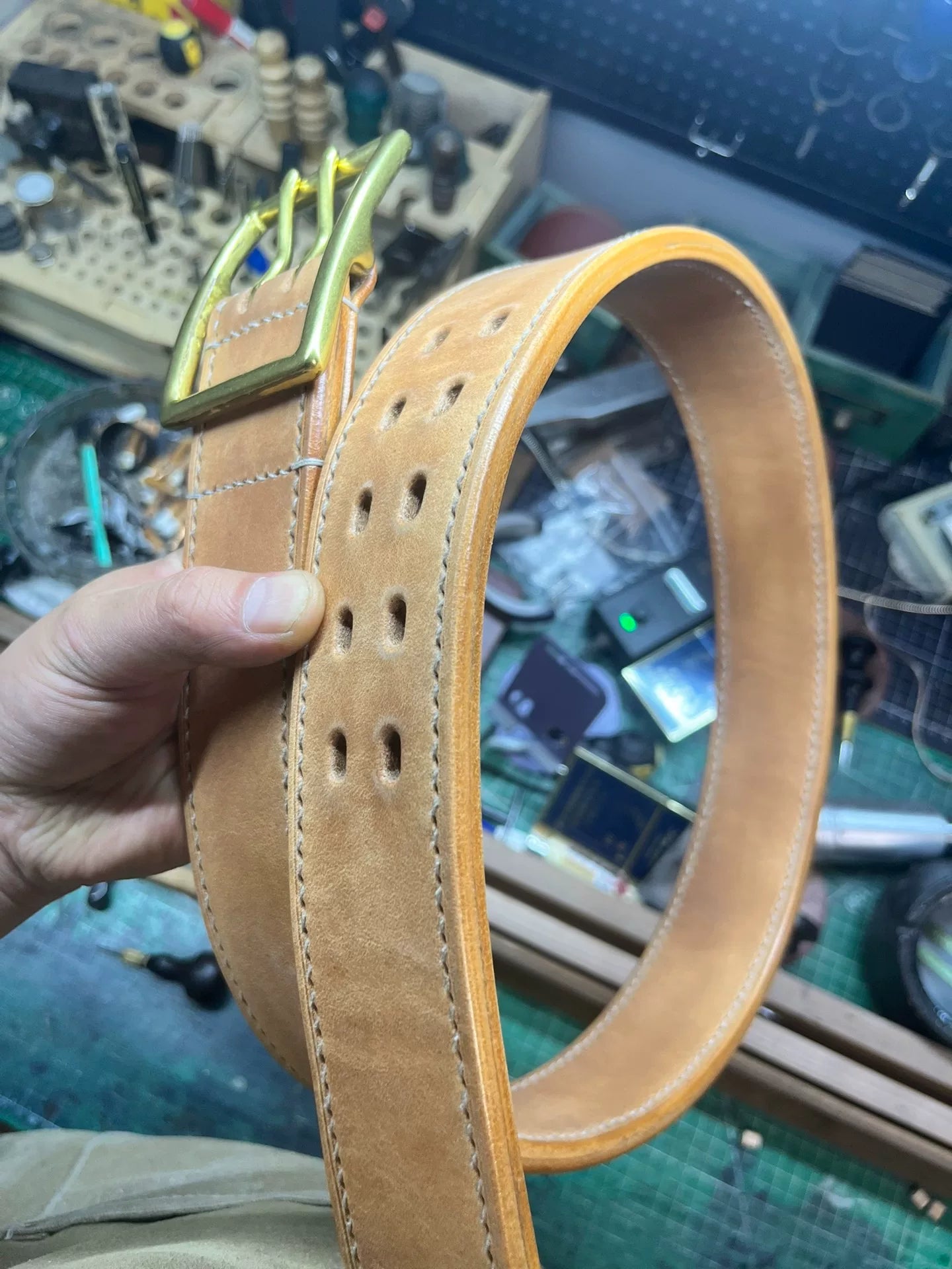 5cm wide and 9mm thick Yisaddle double-layer fitness belt
