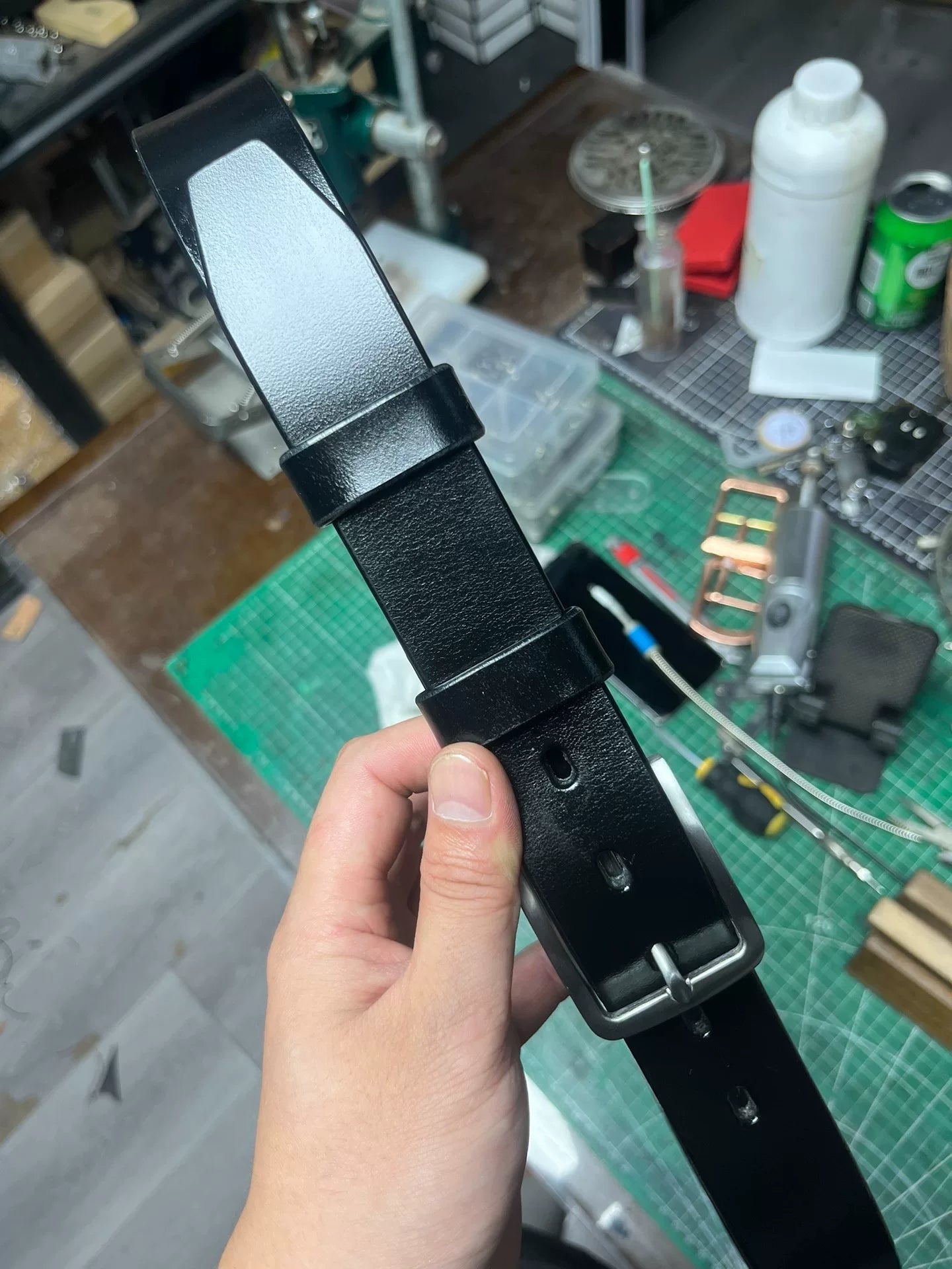 TWS British Thomas Rein leather handmade belt