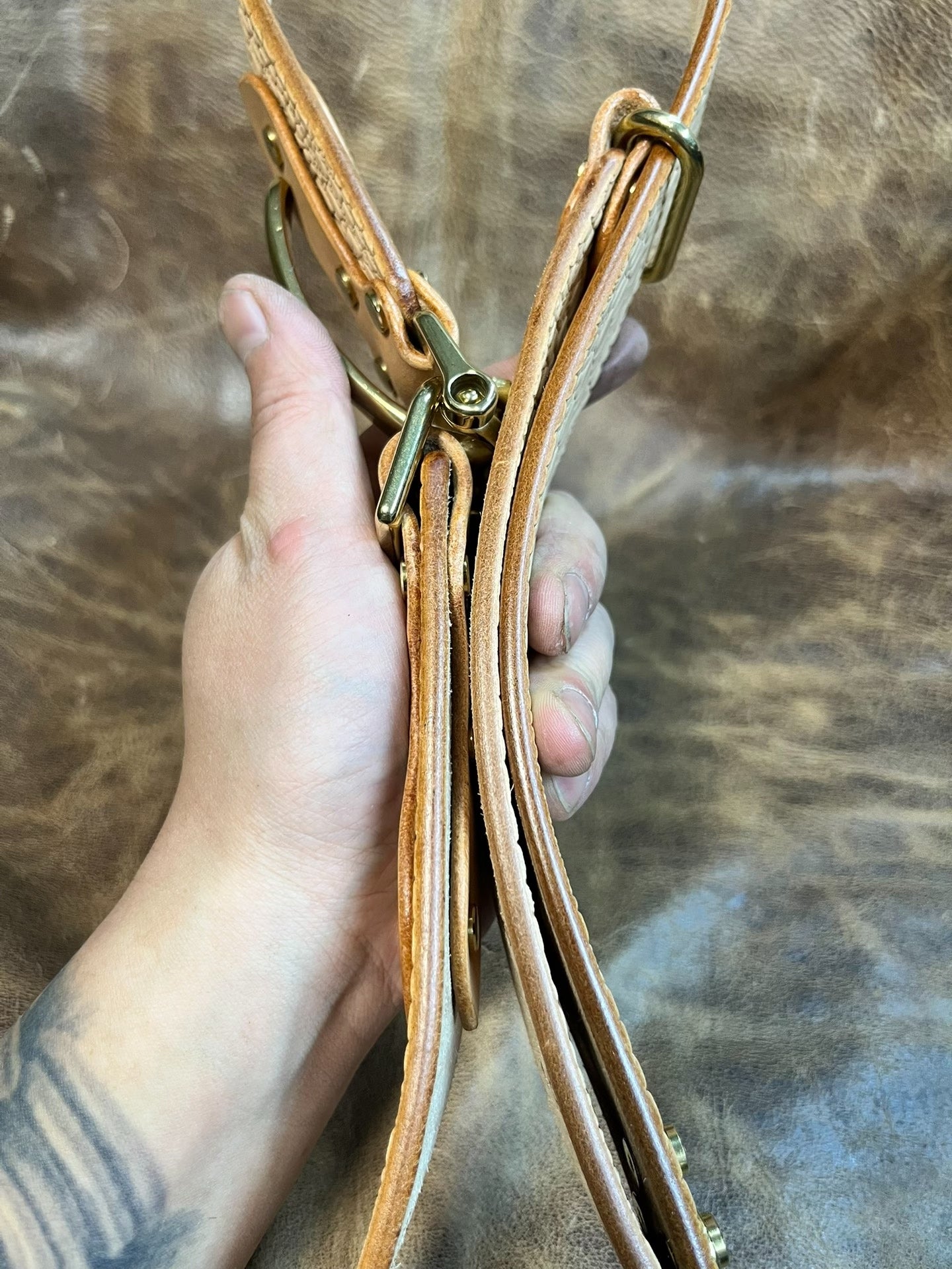 American retro Littleton cavalry belt