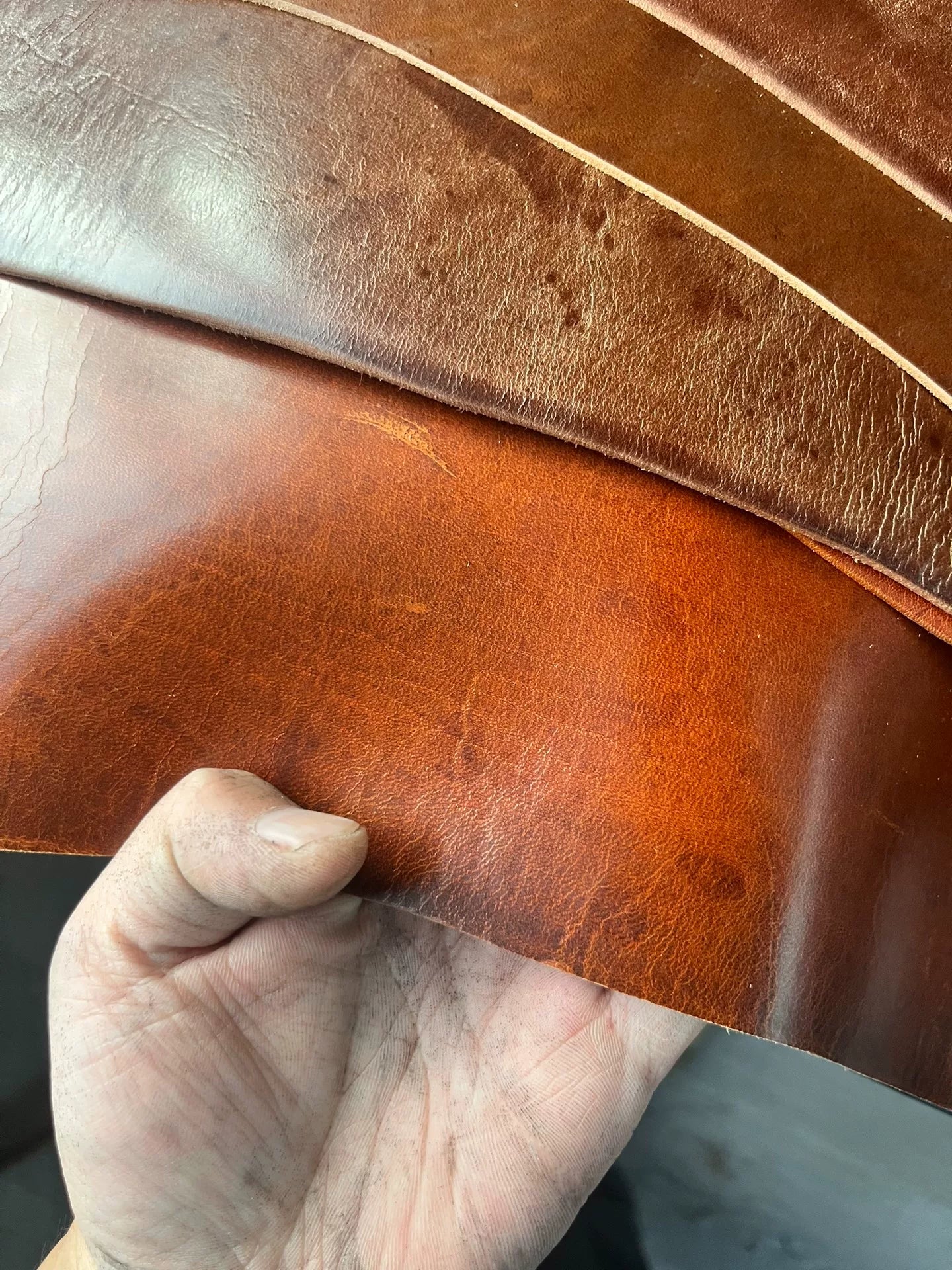 A customized cordovan belt can only produce 2 to 3 belts. Custom co…