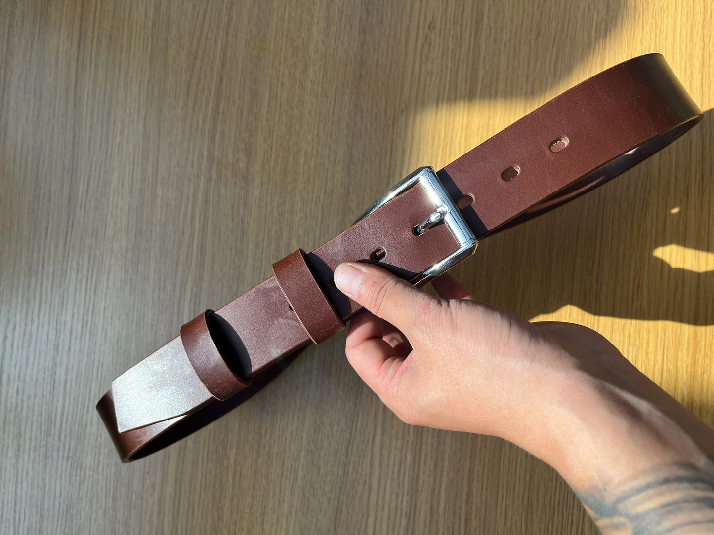 4.2mm thick brown TWS Thomas Bridle. Horse Rein genuine first-layer…