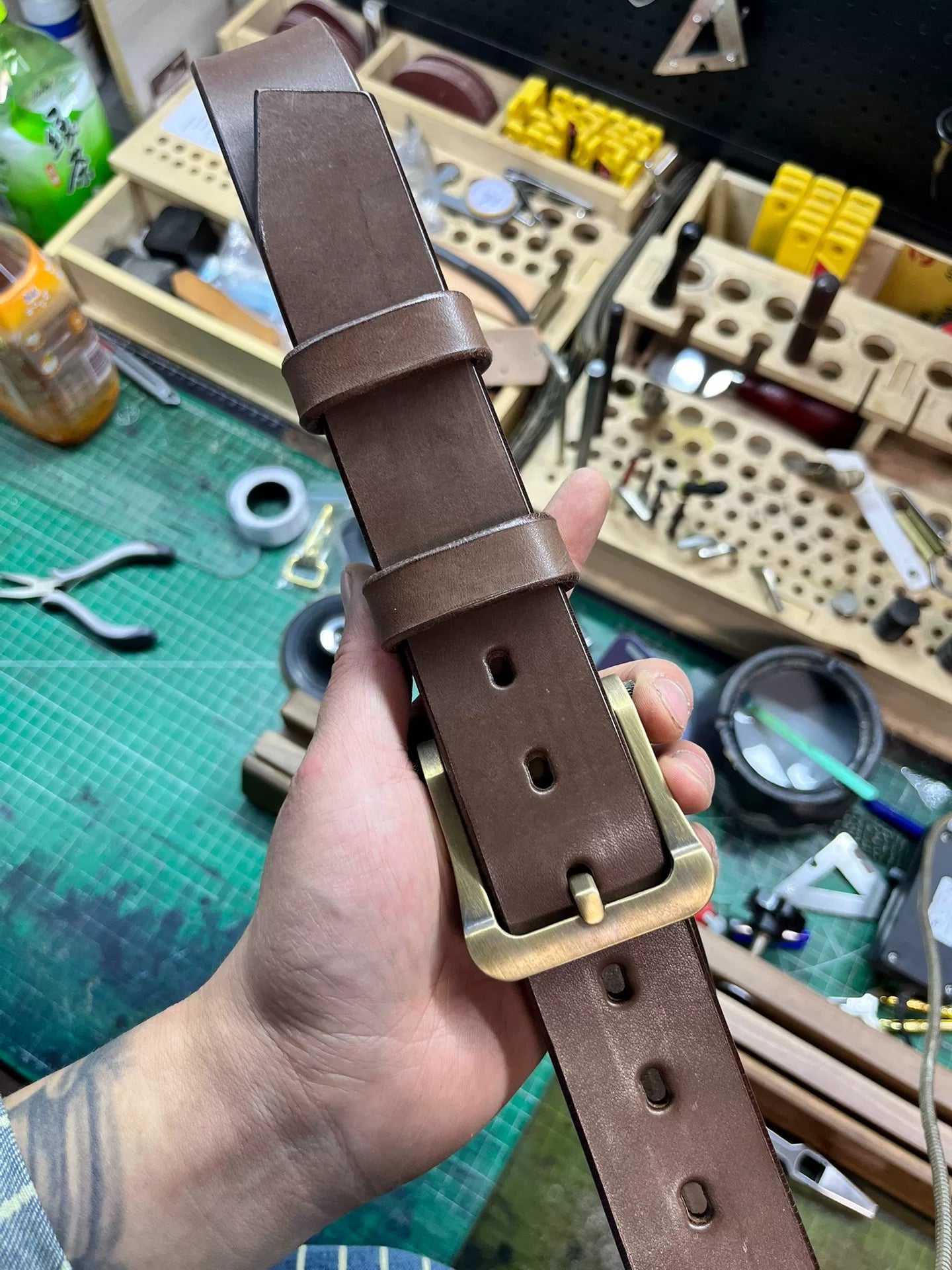 6 mm thick Meian handmade belt