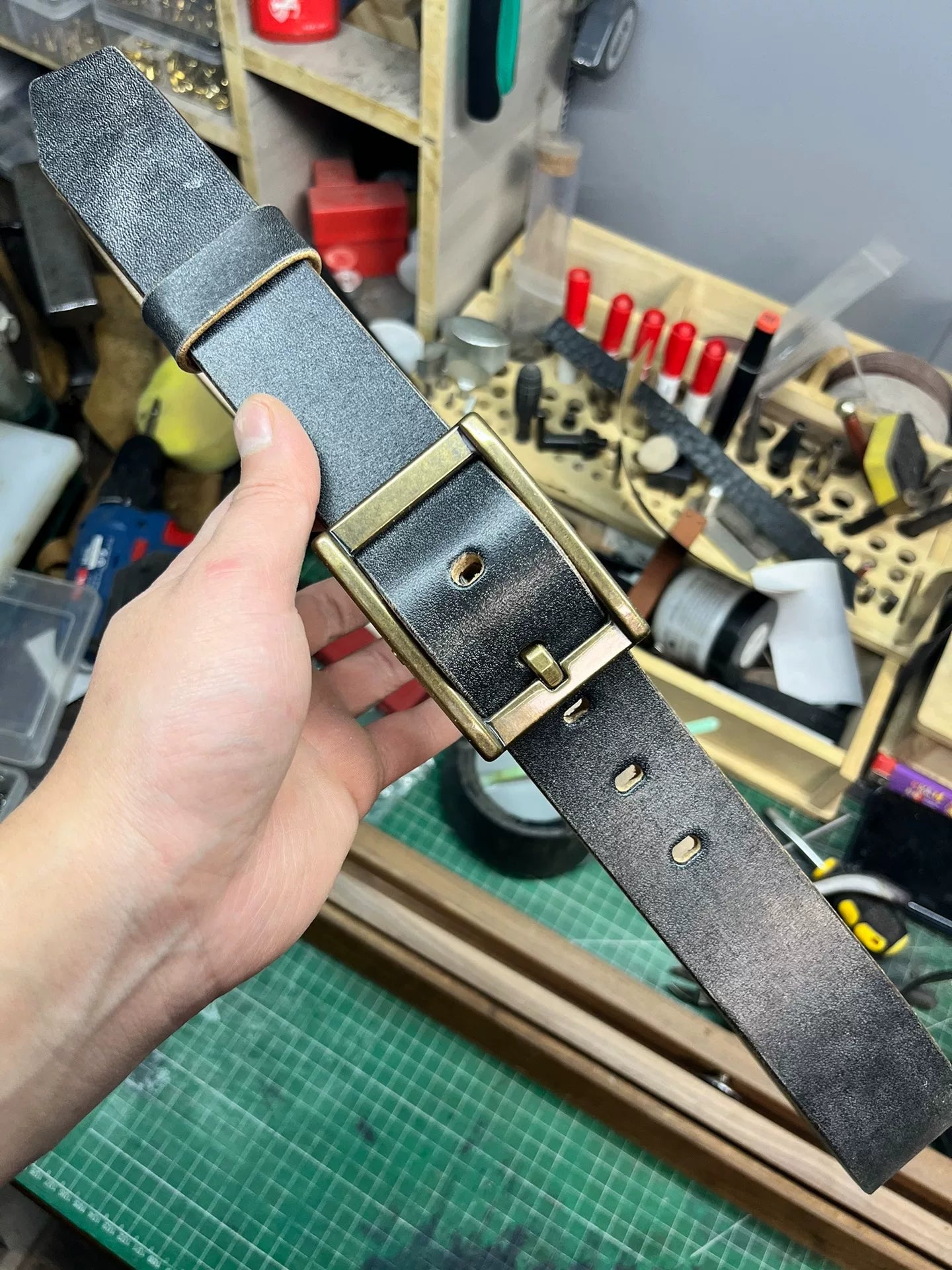 JF bridle leather full-grain bridle leather belt JF.J.Baker British…