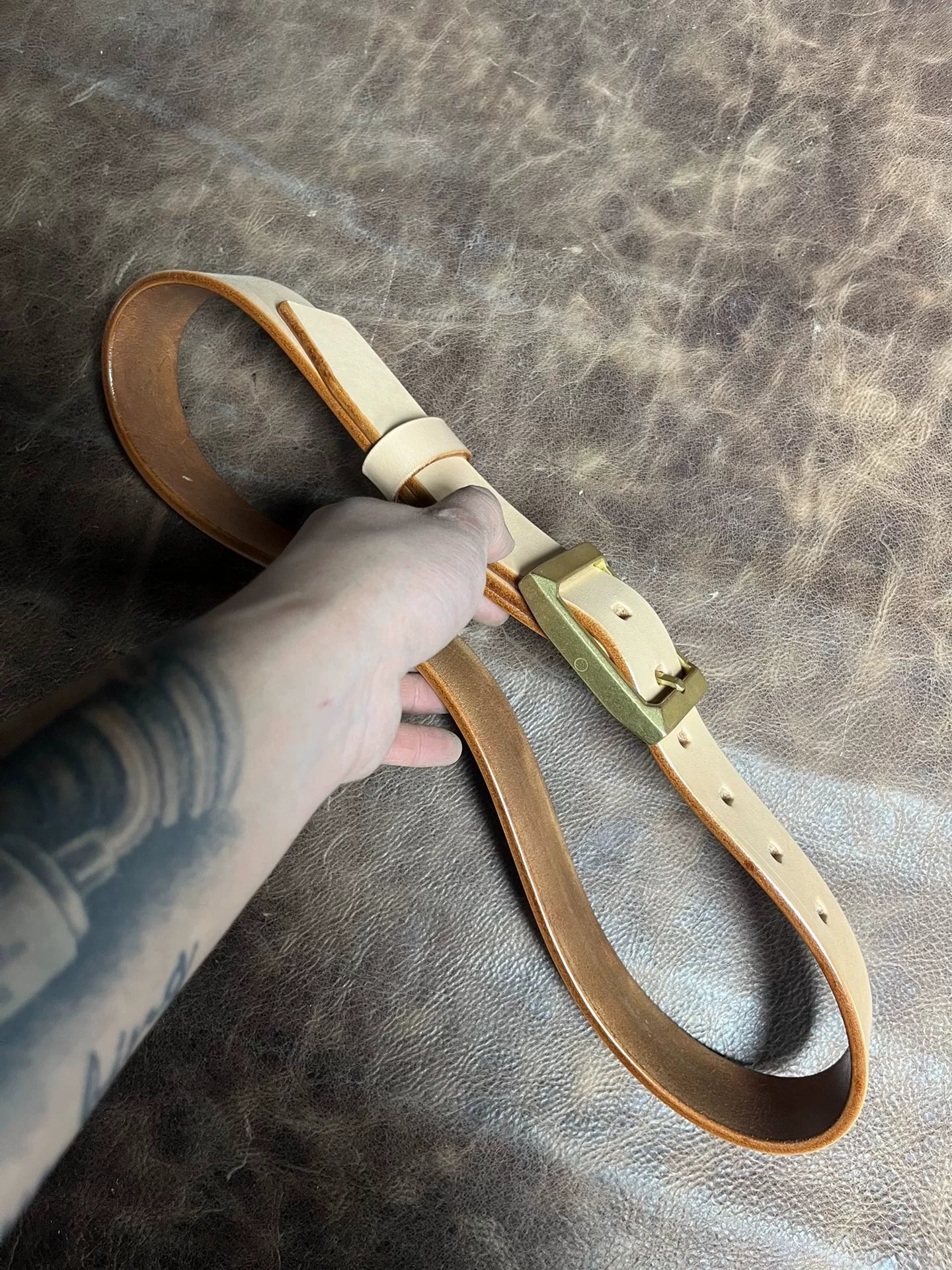 Meian handmade belts and belts, imported from Meian, I like to consult