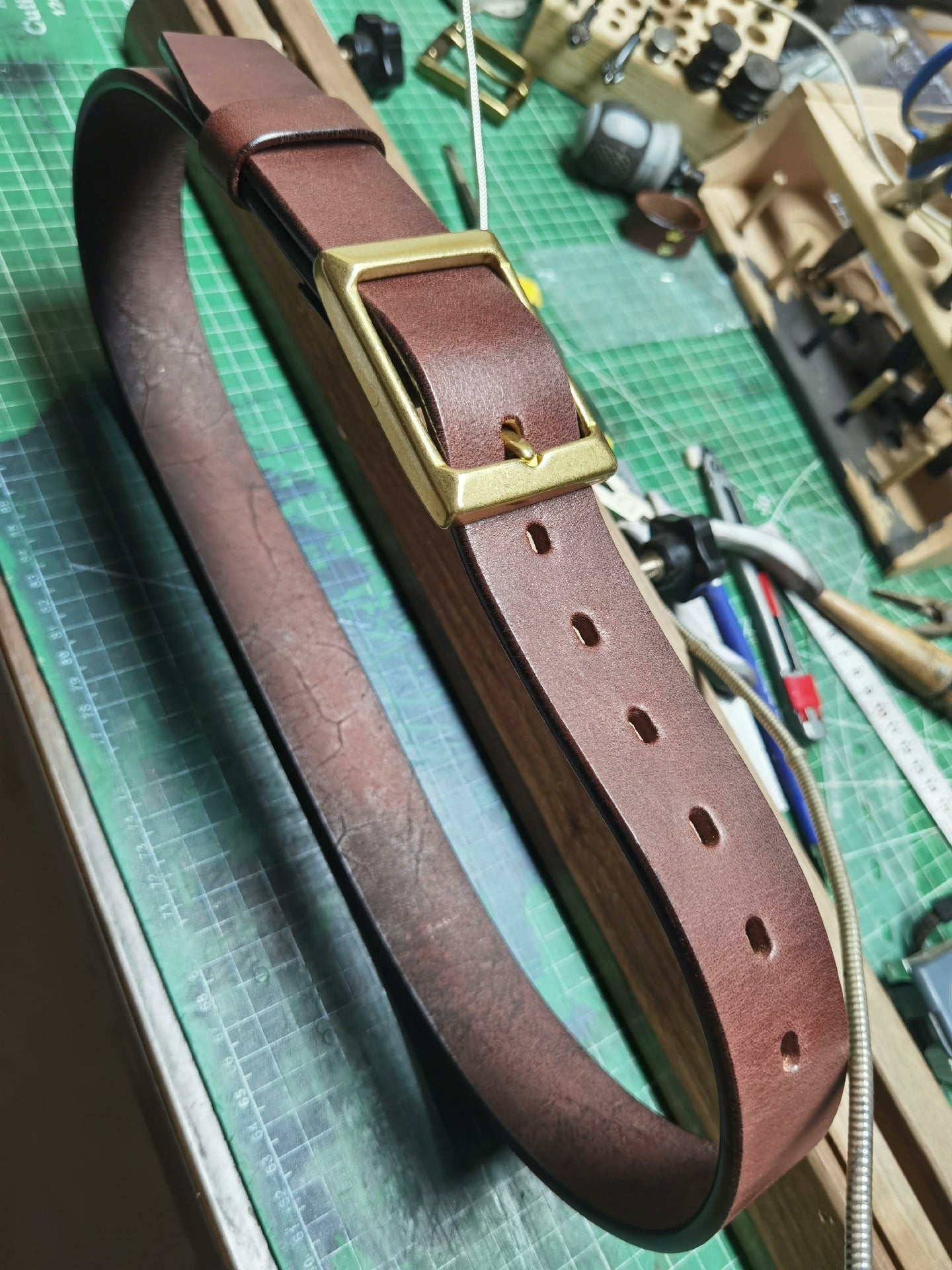 5.5mm thick Meian handmade belt