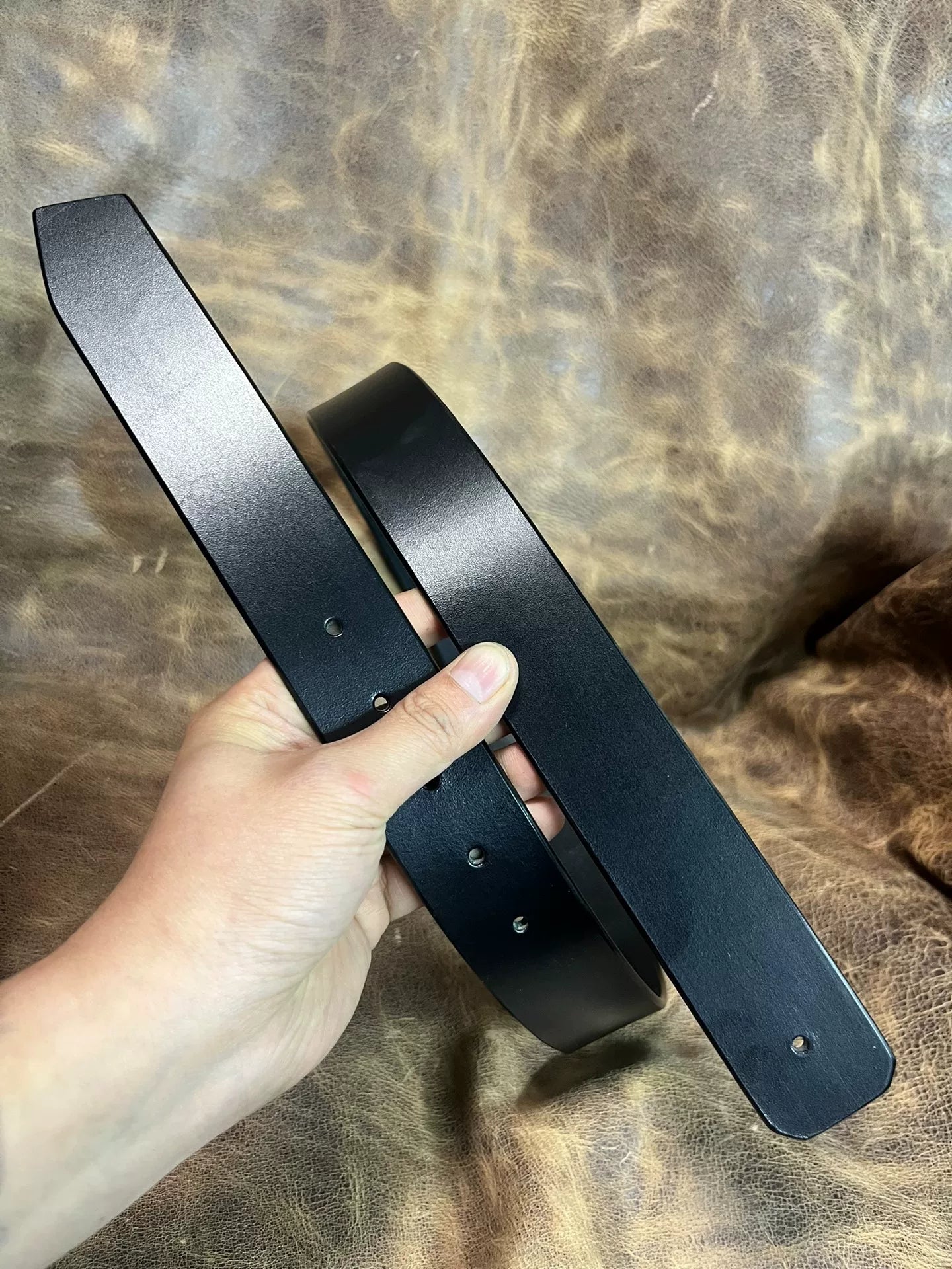 TWS Thomas Bridle Full-Grain Leather Handmade Belt