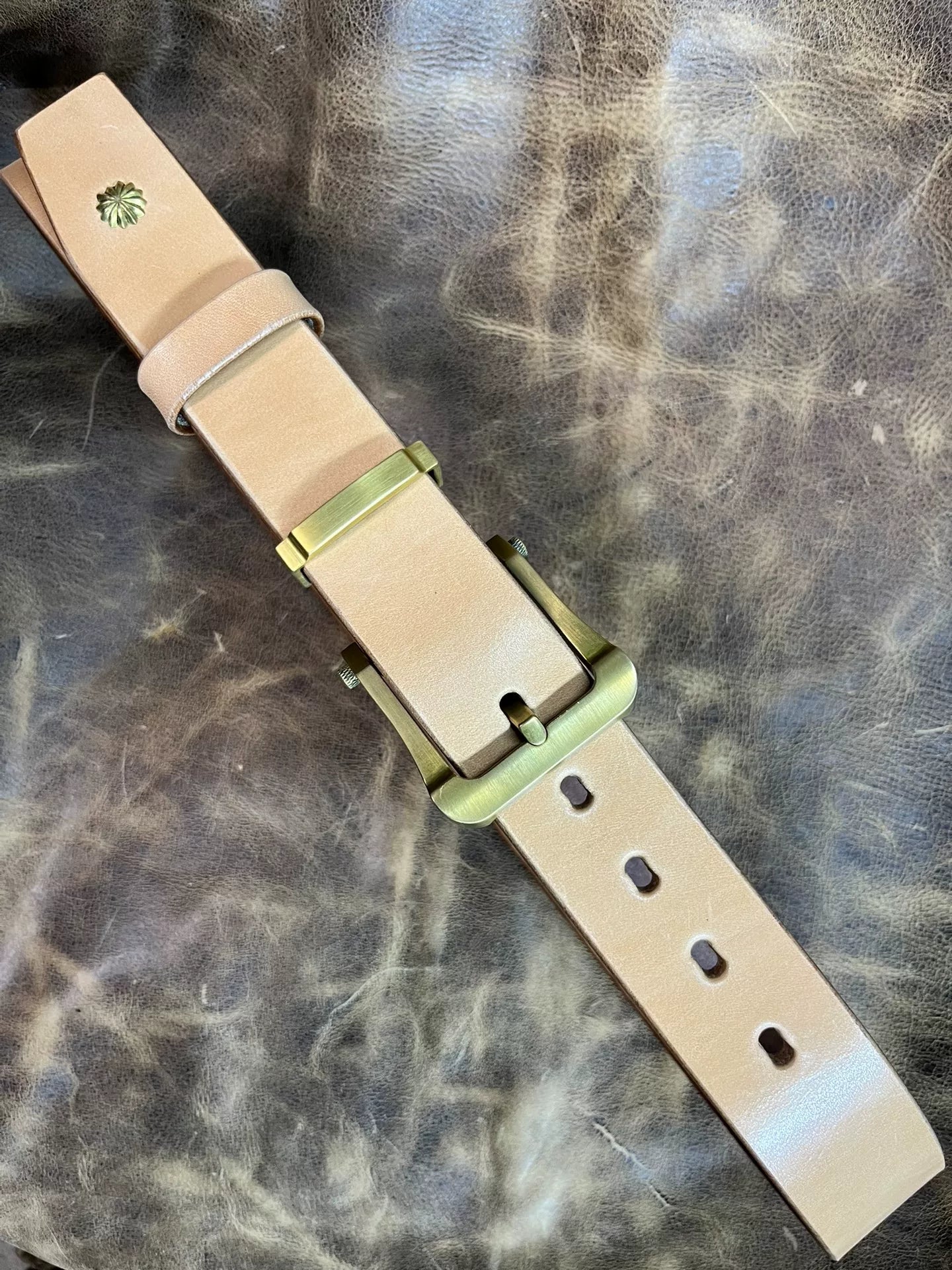 Zhaonan fat original color with genuine cow buckle