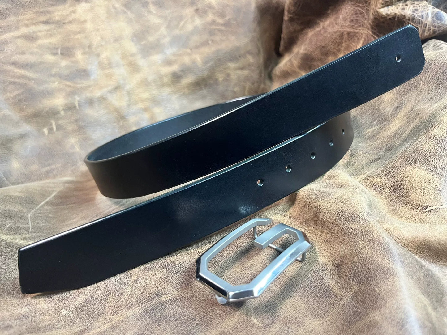 TWS Thomas Bridle Full-Grain Leather Handmade Belt