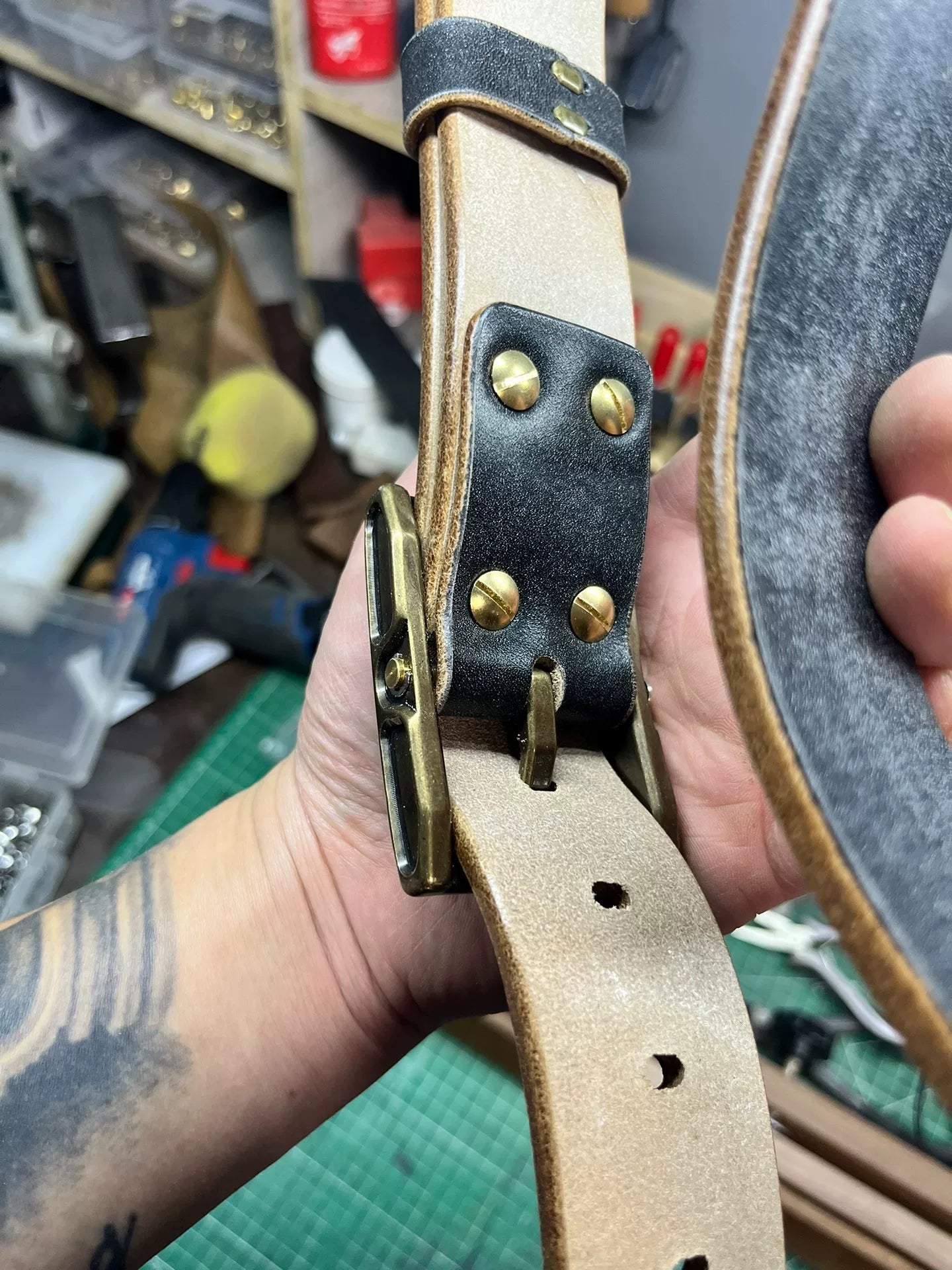 JF bridle leather full-grain bridle leather belt JF.J.Baker British…