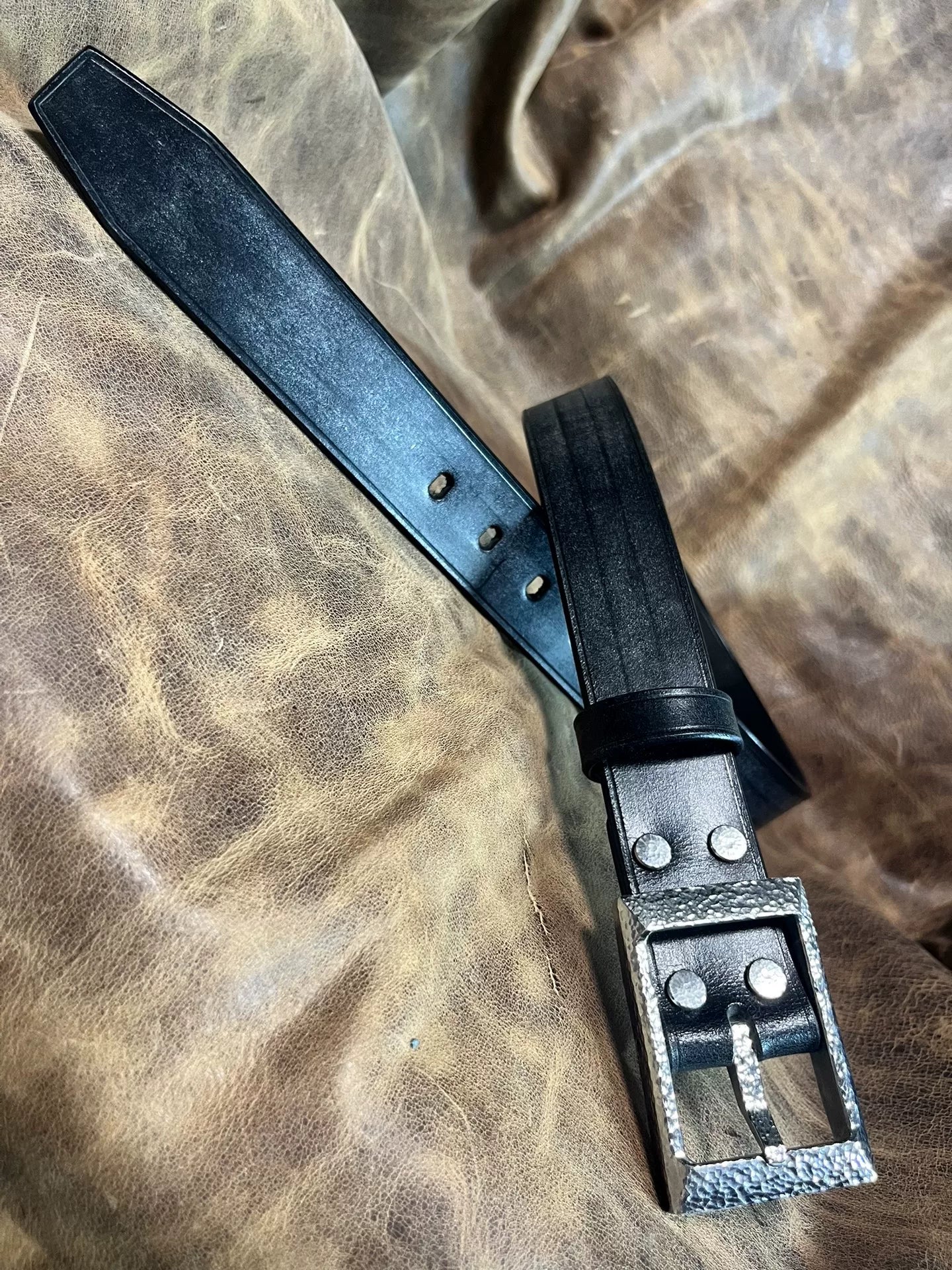 TWS Thomas Bridle Leather Handmade Belt — Imported from UK