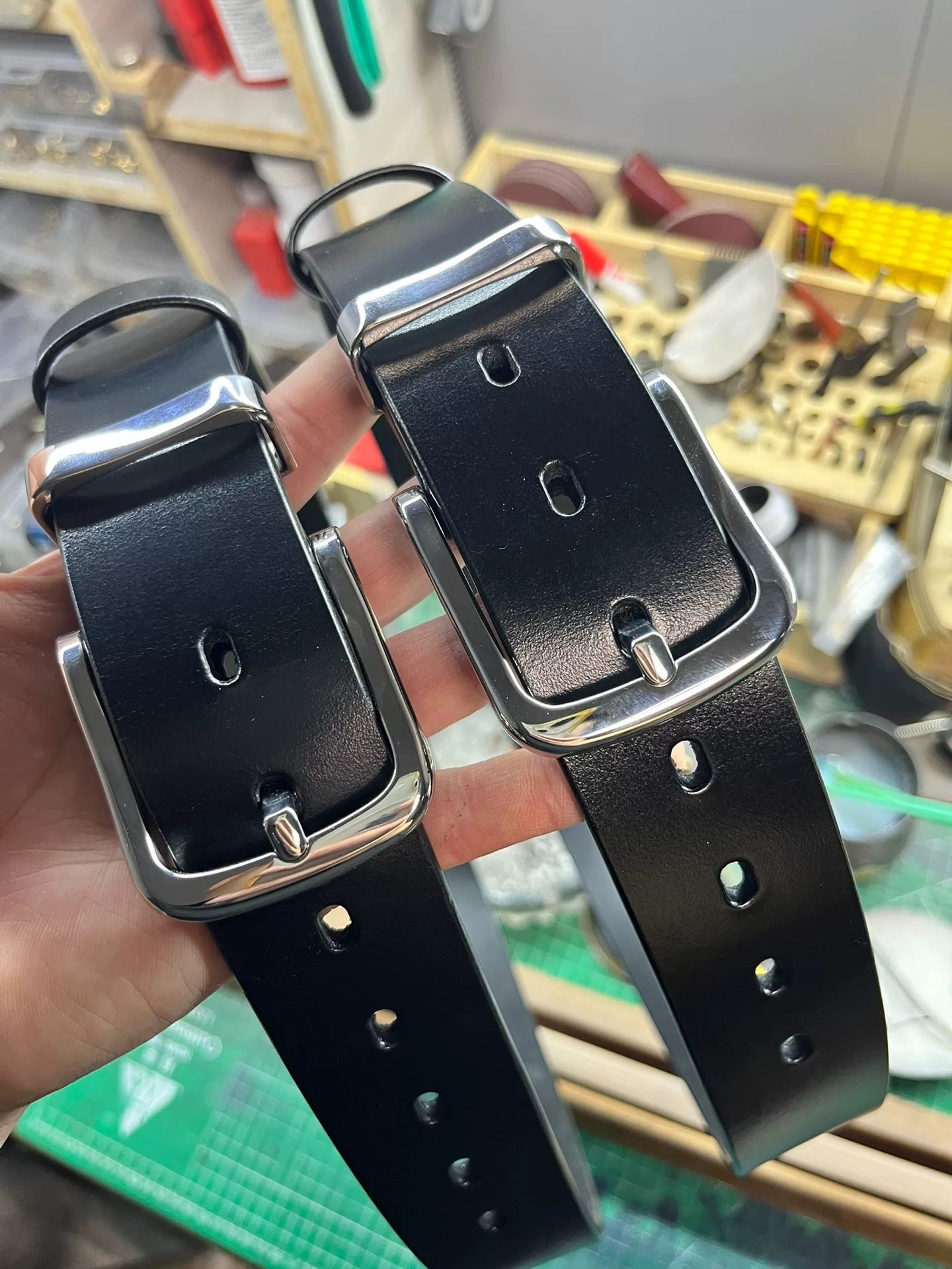 TWS Thomas Bridle Leather Business Dress Belt — Imported from UK