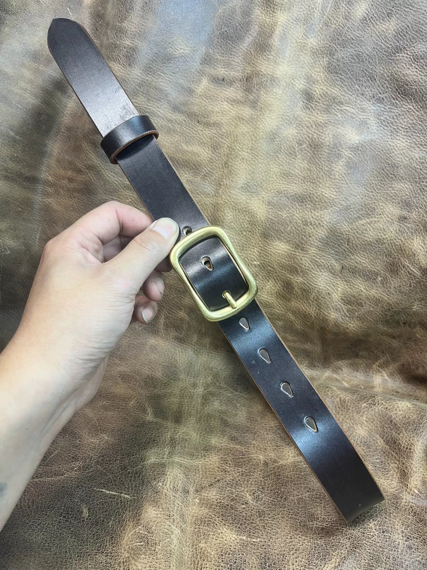 JE Horse Rein handmade belt customized, ladies belt