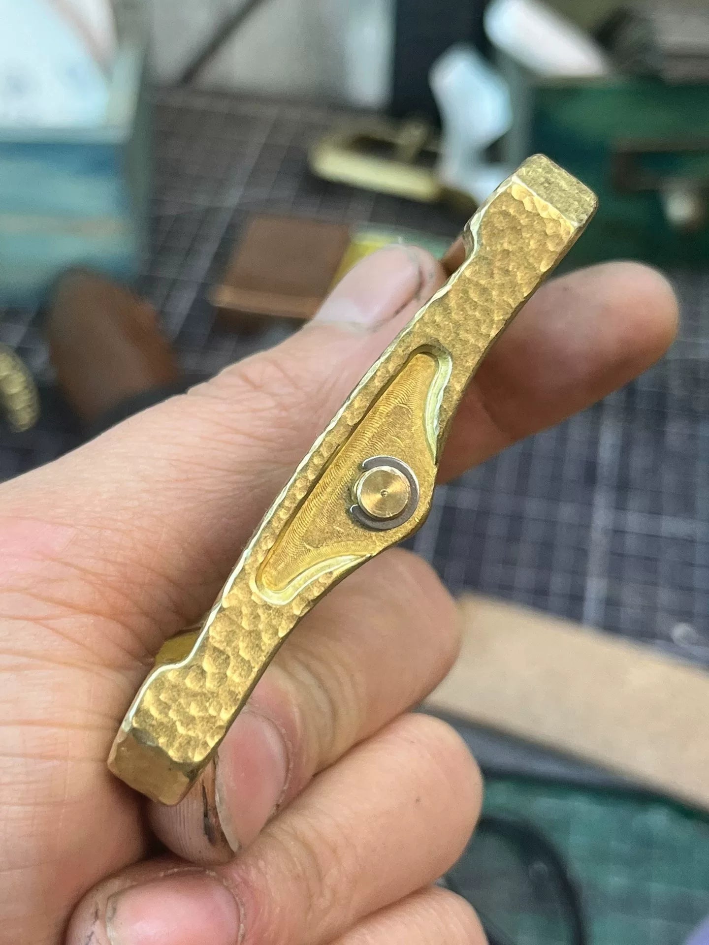 Gadfly 10 replica brass belt buckle