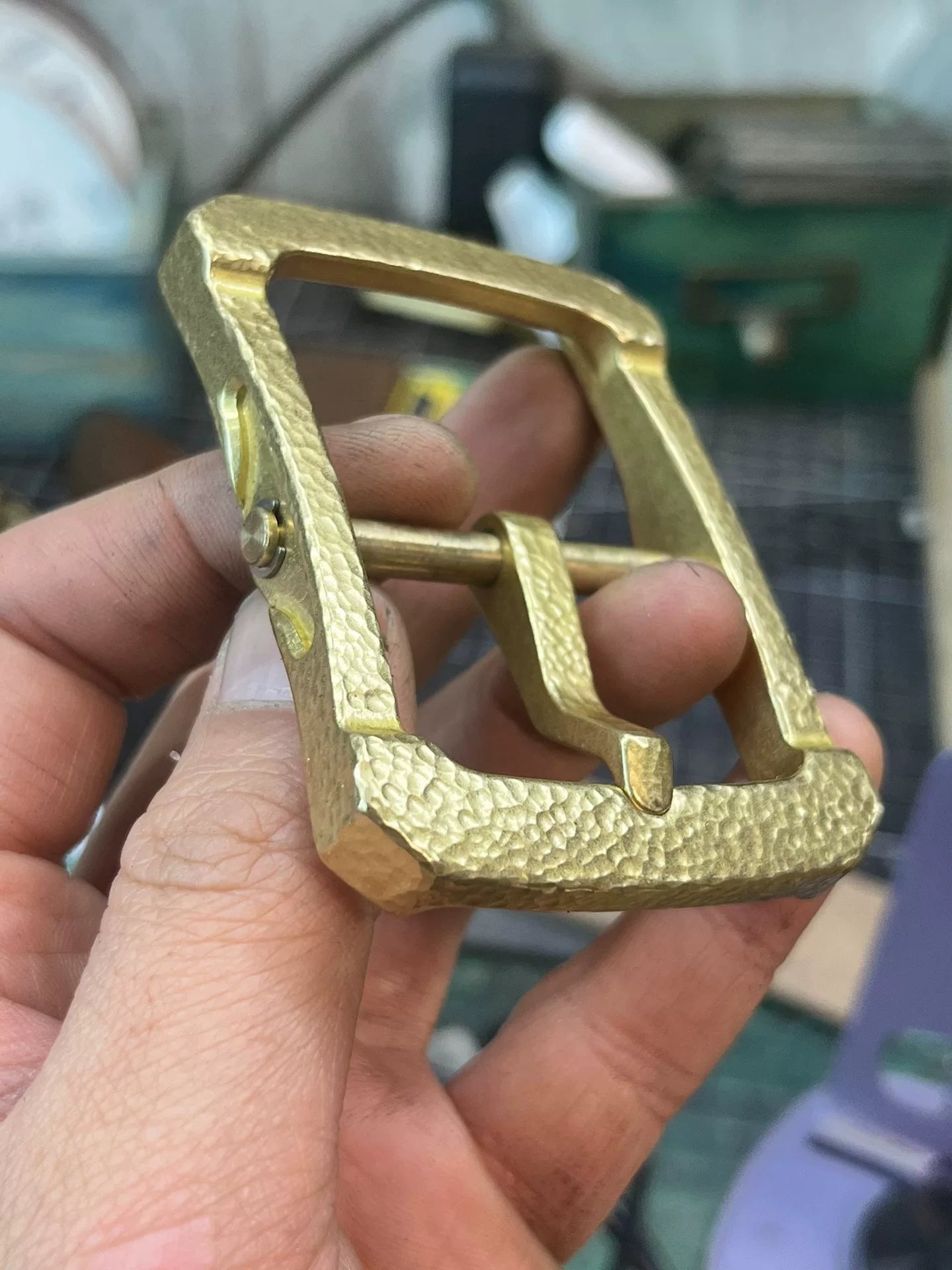 Gadfly 10 replica brass belt buckle