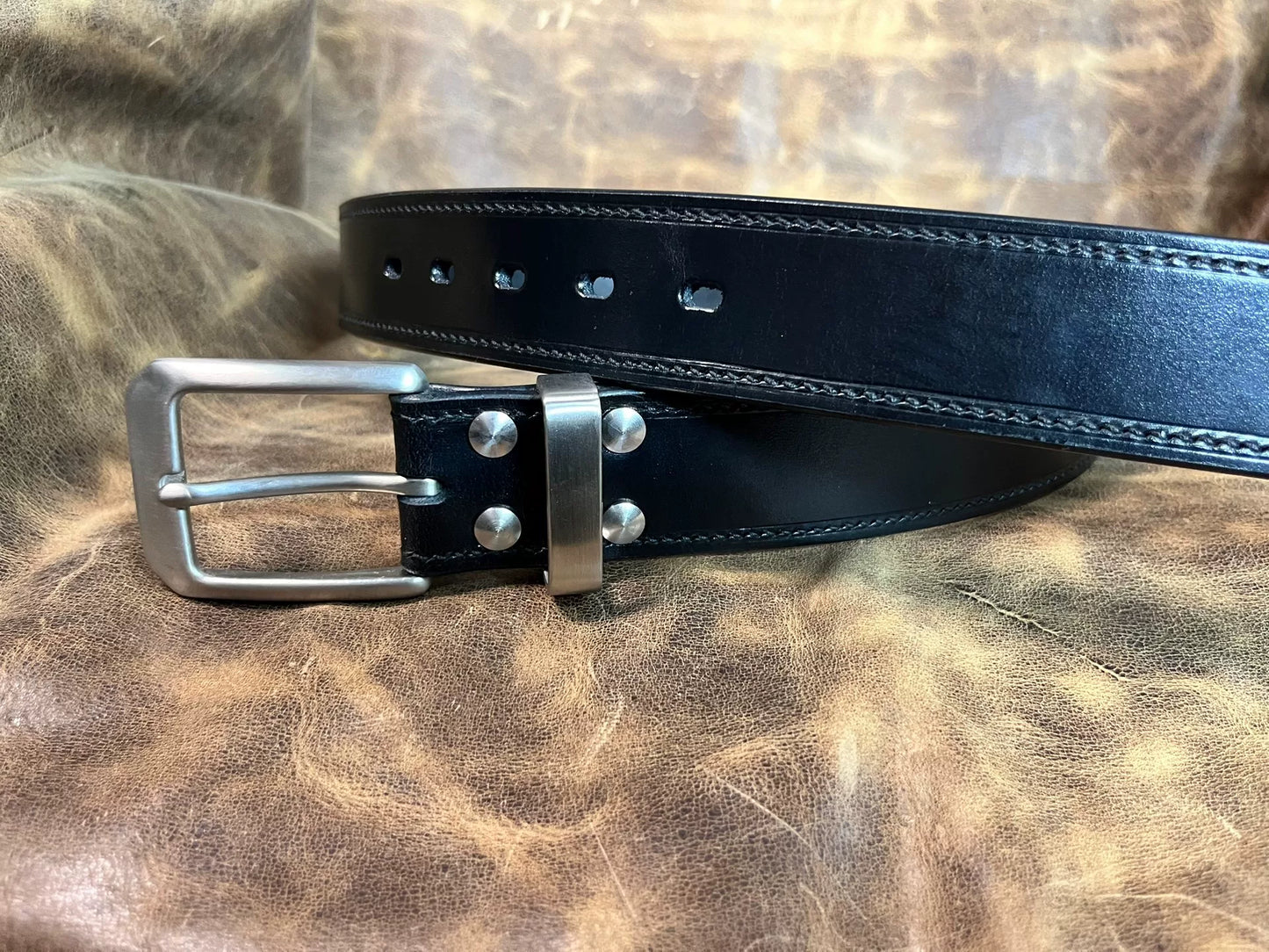 TWS Thomas Bridle Leather Handmade Belt — Imported from UK
