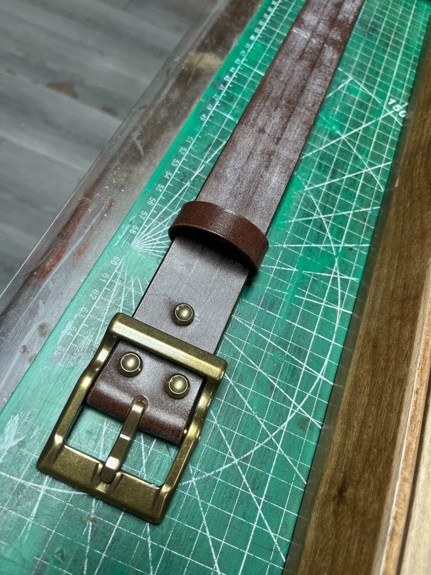 TWS British Thomas Rein leather handmade belt
