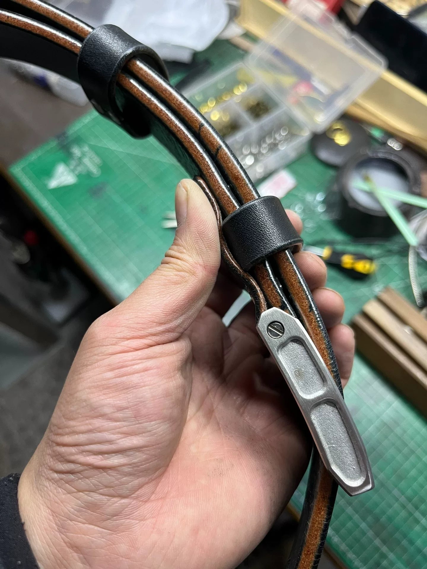 6.5mm Japanese Shonan Heavy Oiled Back Leather