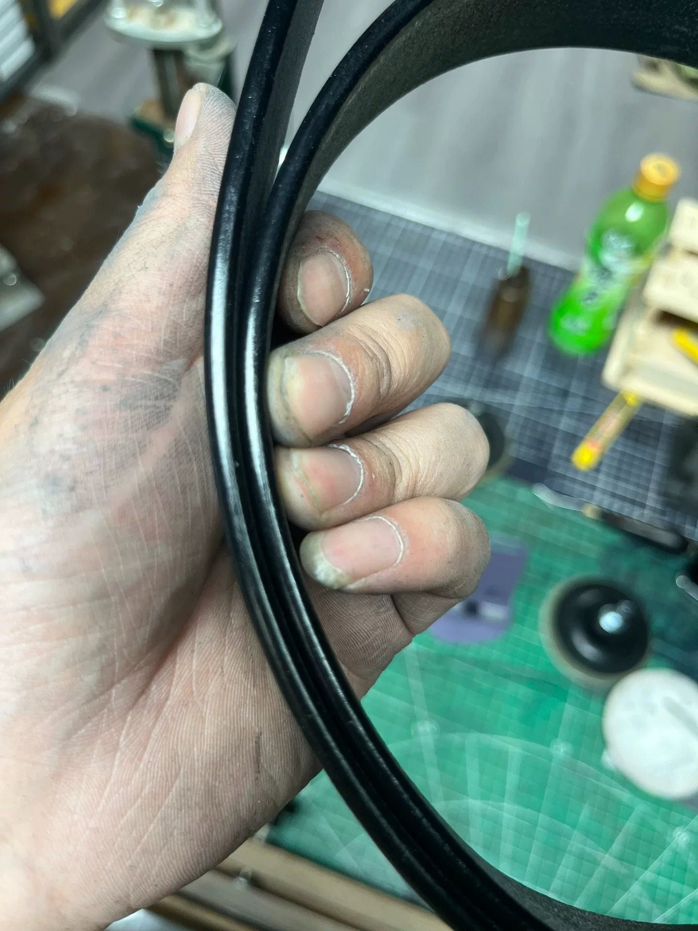 TWS Black Thomas Bridle Leather Business Belt — Handmade, Customizable