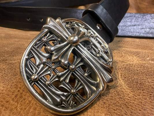 Chrome-Heart Tomb Buckle — Real Item, Clear Engraving