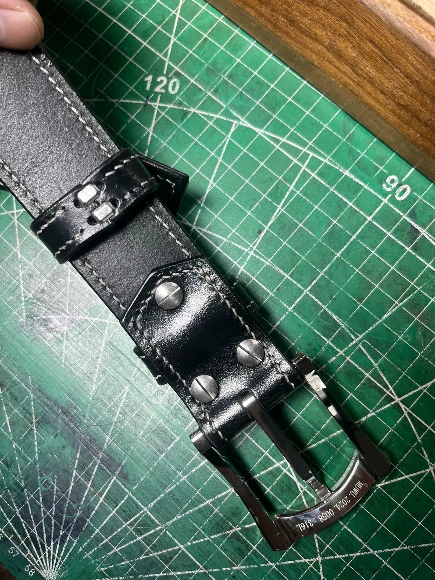 TWS Thomas Bridle Leather Handmade Belt — Imported from UK