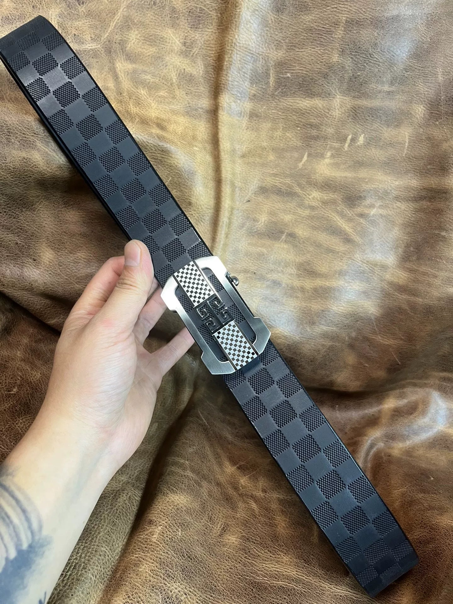 Solid 304 stainless steel toothless automatic buckle