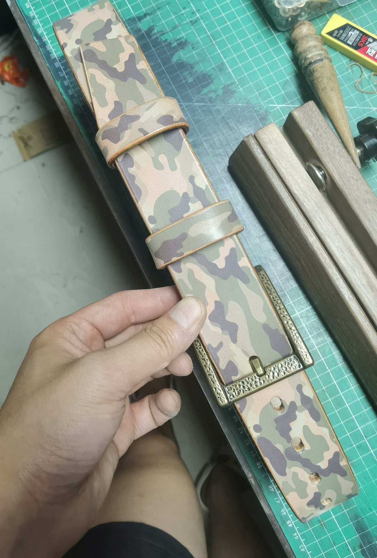 West Wind No. 3 deer antler pattern replica belt thickened beautifu…
