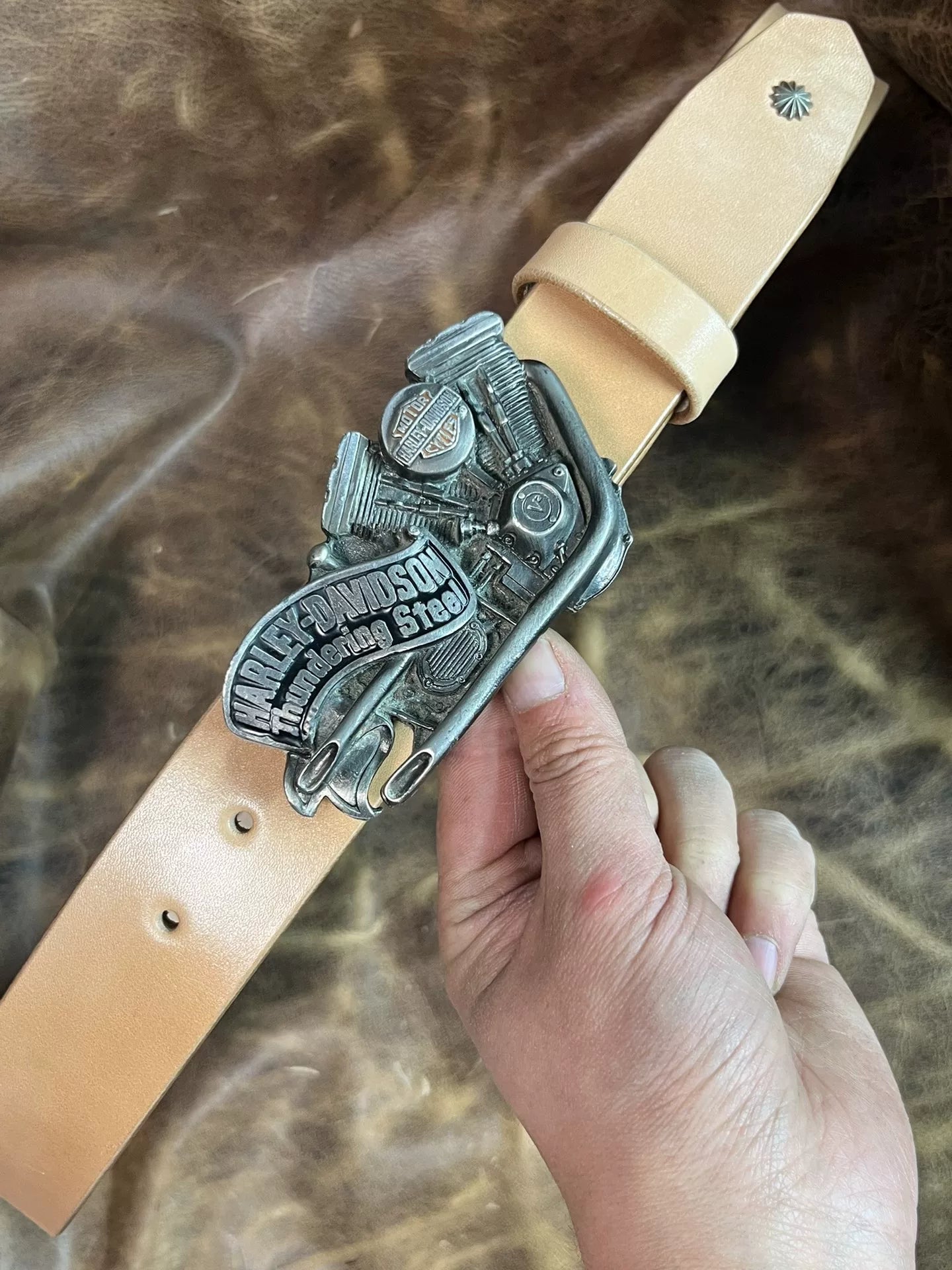 Japanese Shonan with genuine Harley belt buckle