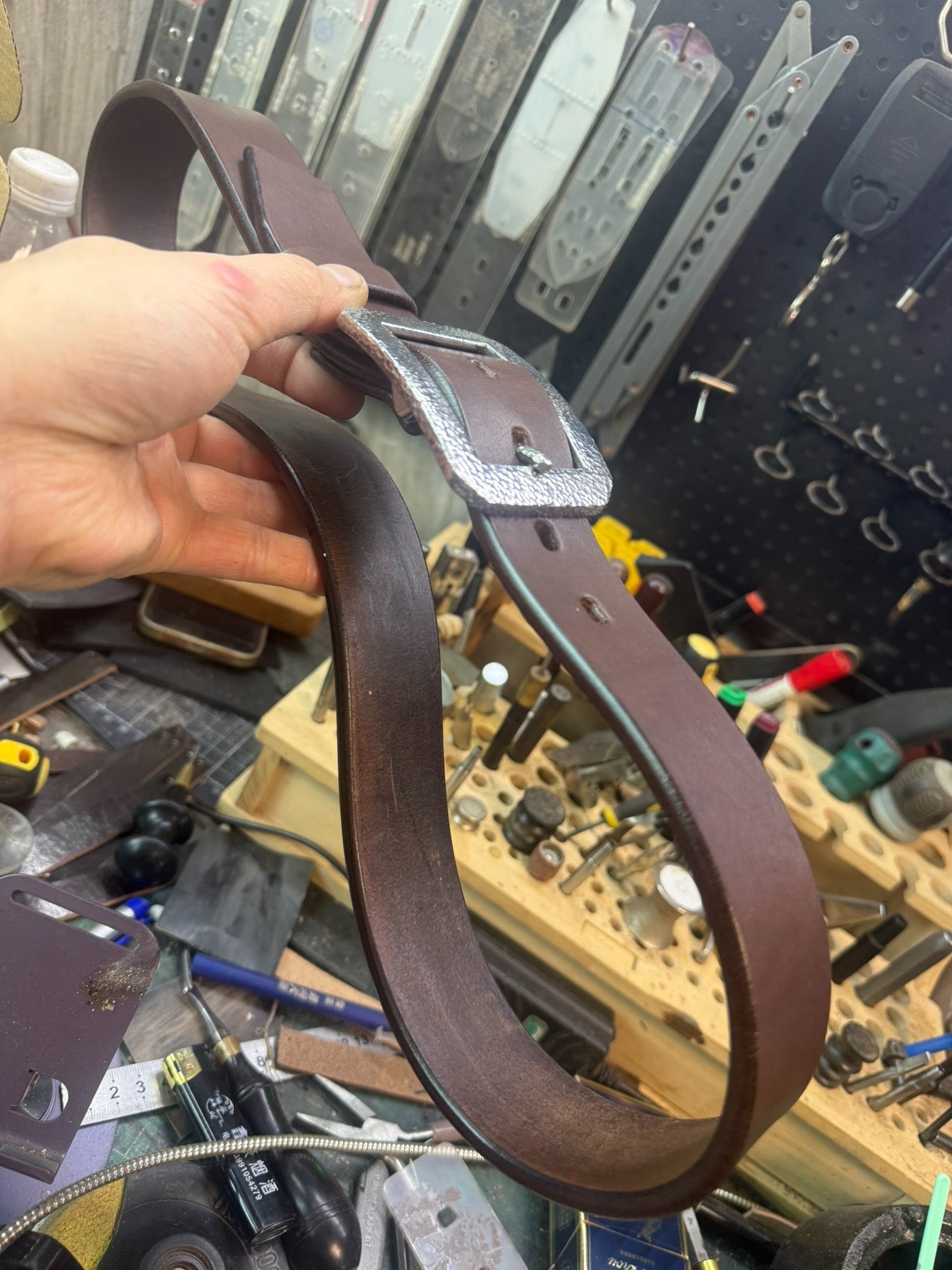 5.5mm thick Meian handmade belt