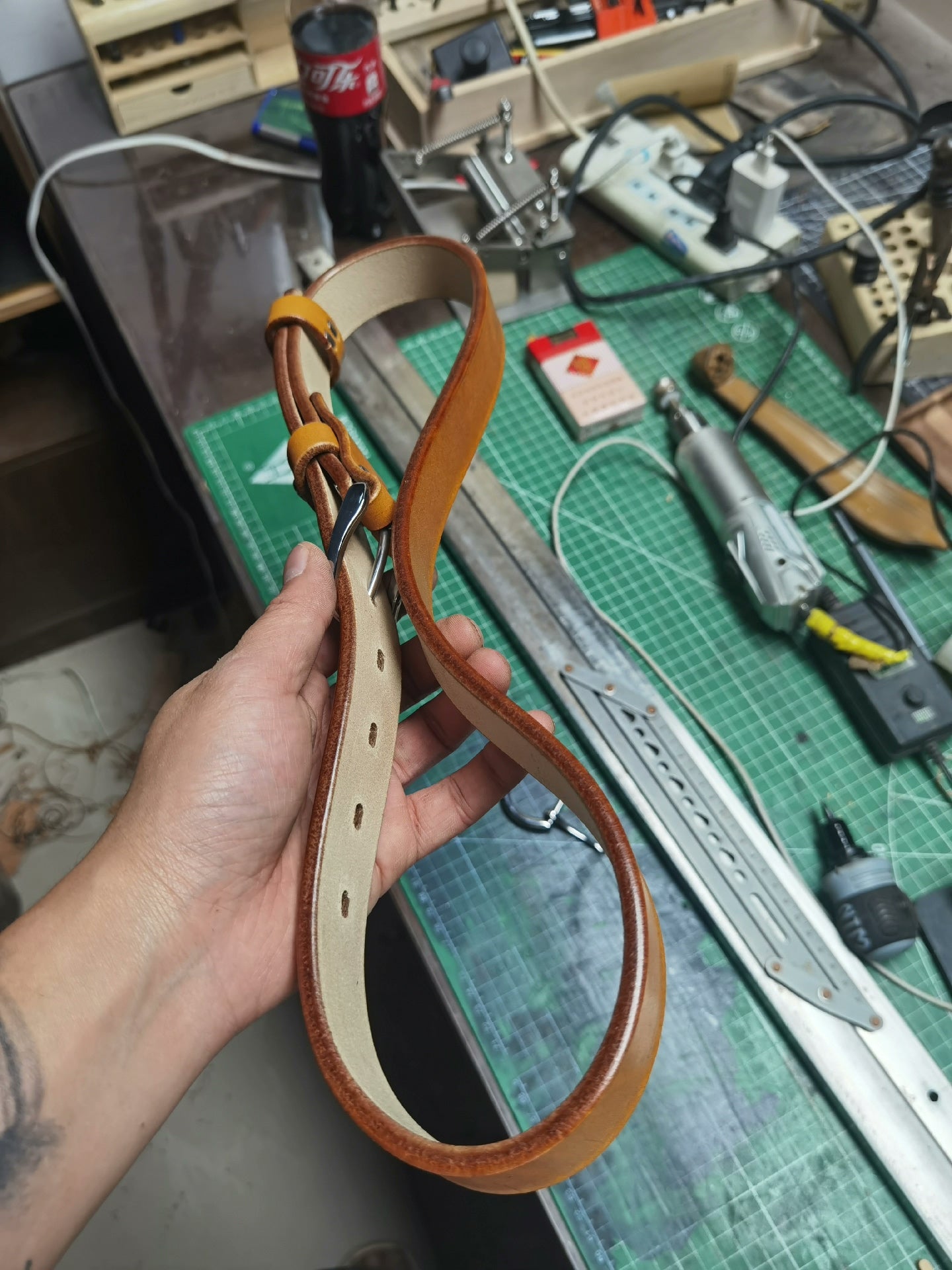 JF British harness leather