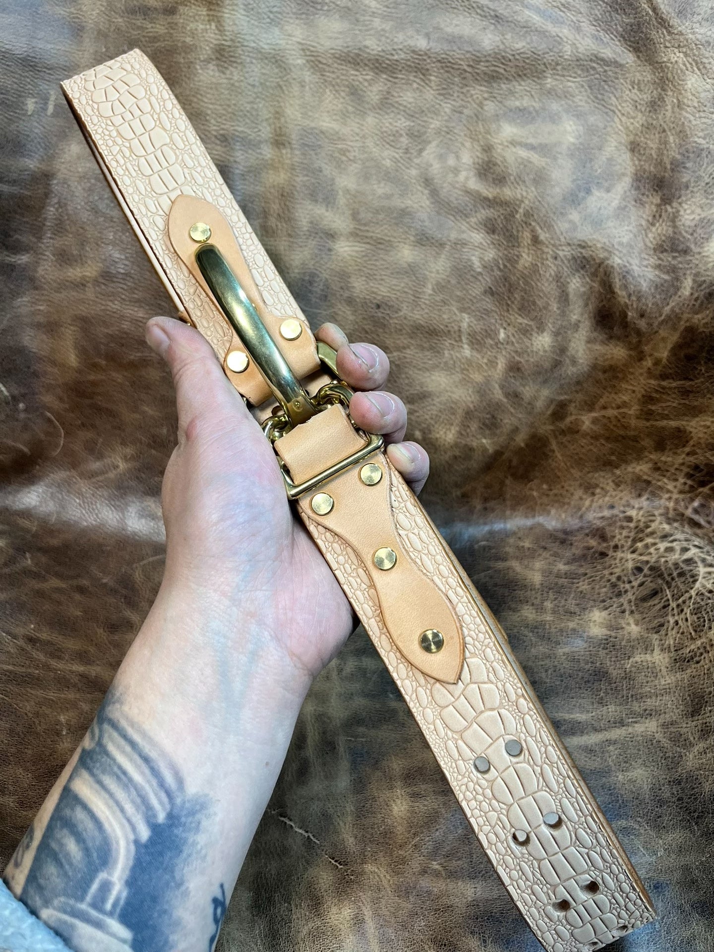 American retro Littleton cavalry belt