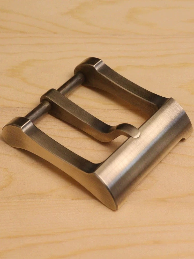 Muchen Seiko CNC wire cutting belt buckle solid brass belt buckle