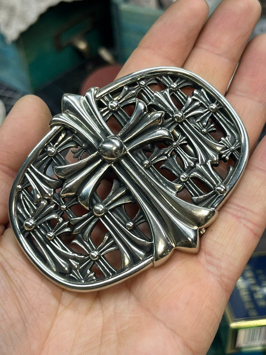 Chrome-Heart Tomb Buckle — Real Item, Clear Engraving