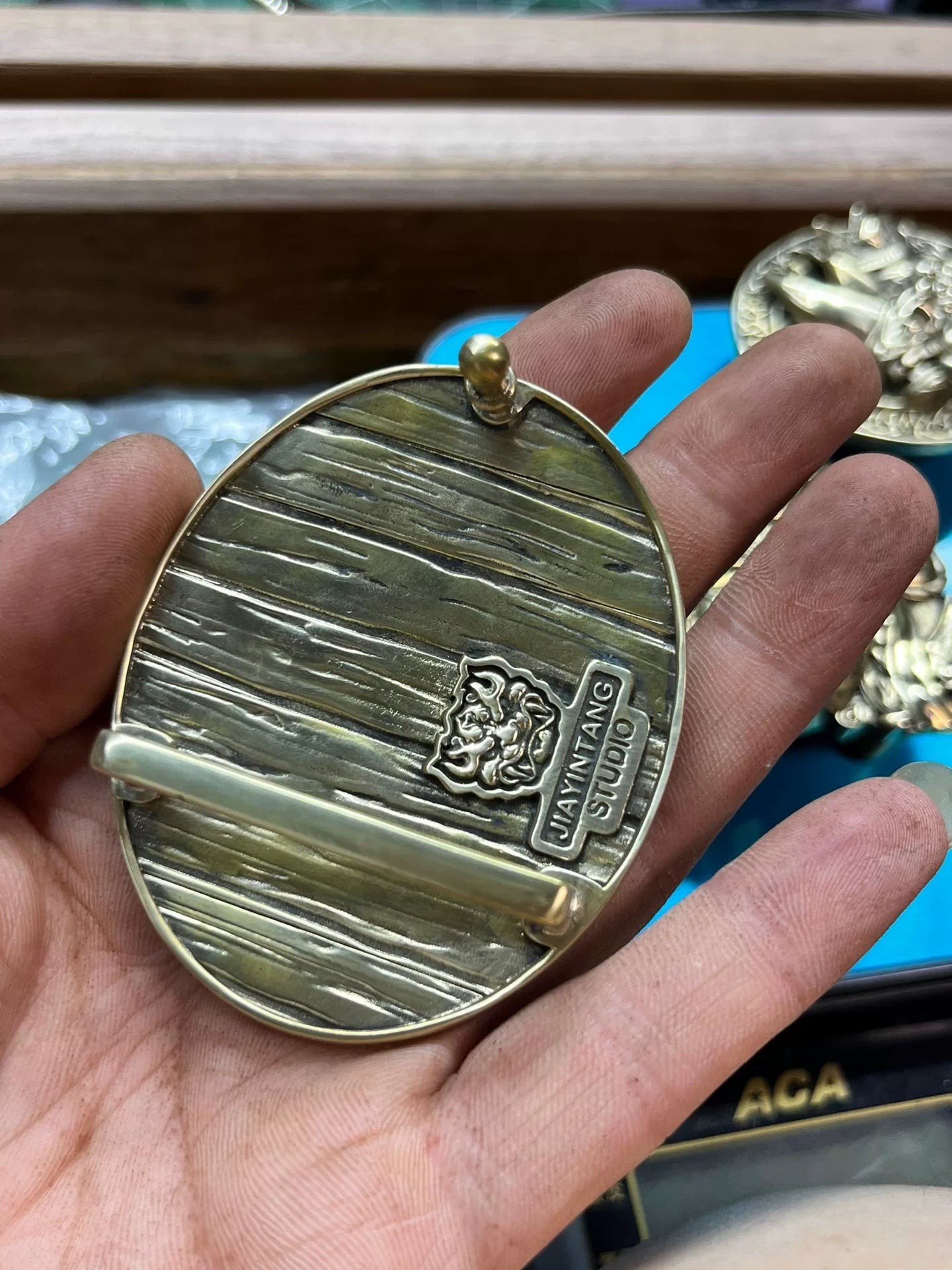 Codename 'Lich Lord' — Hyper-Real Solid Brass Belt Buckle