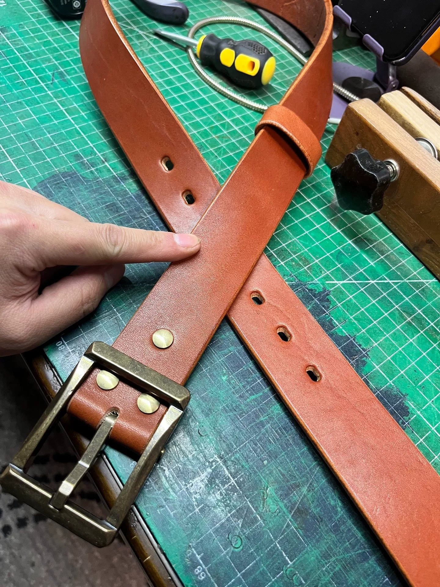 Meian handmade belt