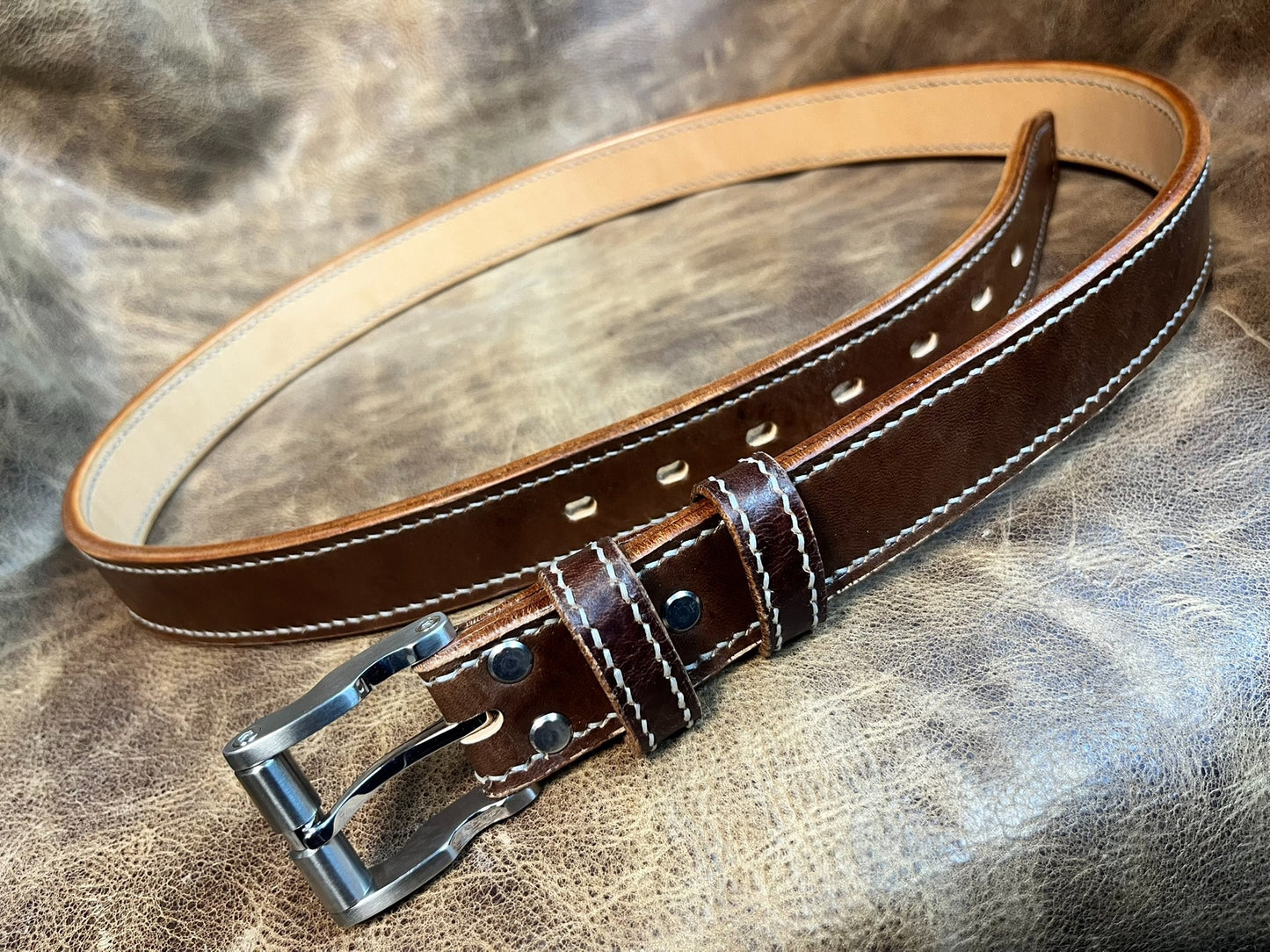 For cordovan leather belts