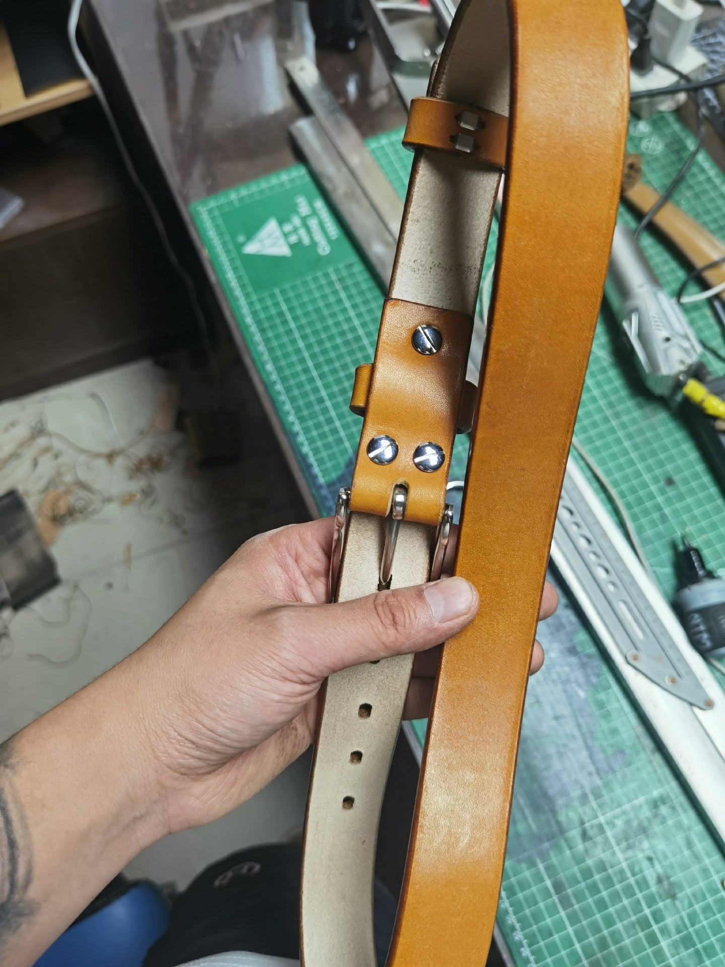 JF British harness leather