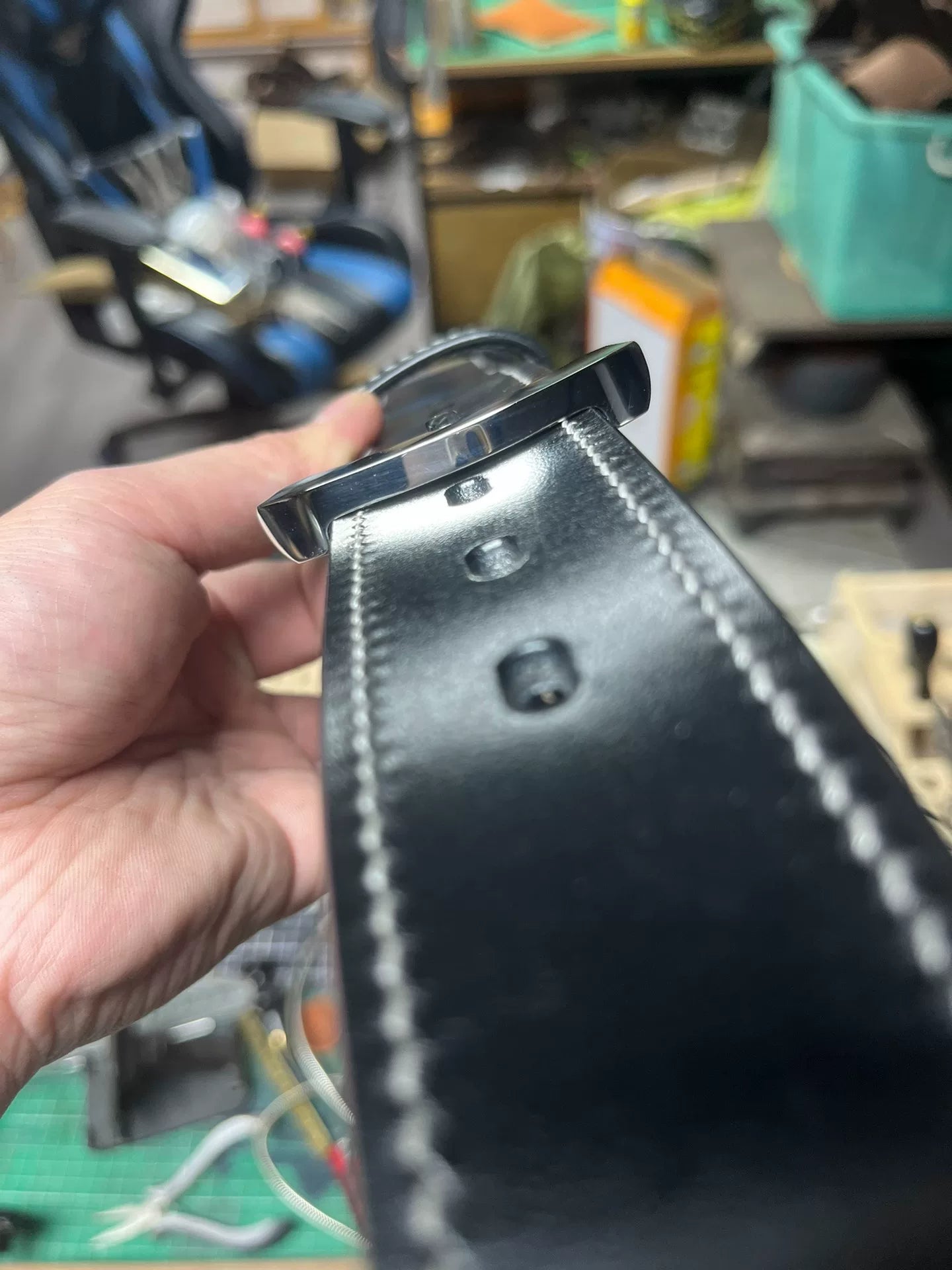 TWS Thomas Bridle Leather Handmade Belt — Imported from UK